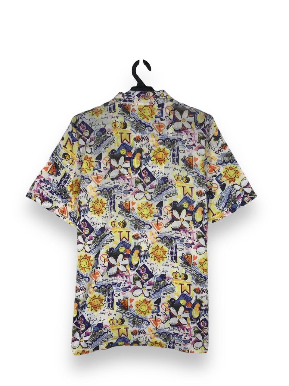 Moschino Open collar Fullprint sun flowers fish stars Size US L / EU 52-54 / 3 - 3 Thumbnail