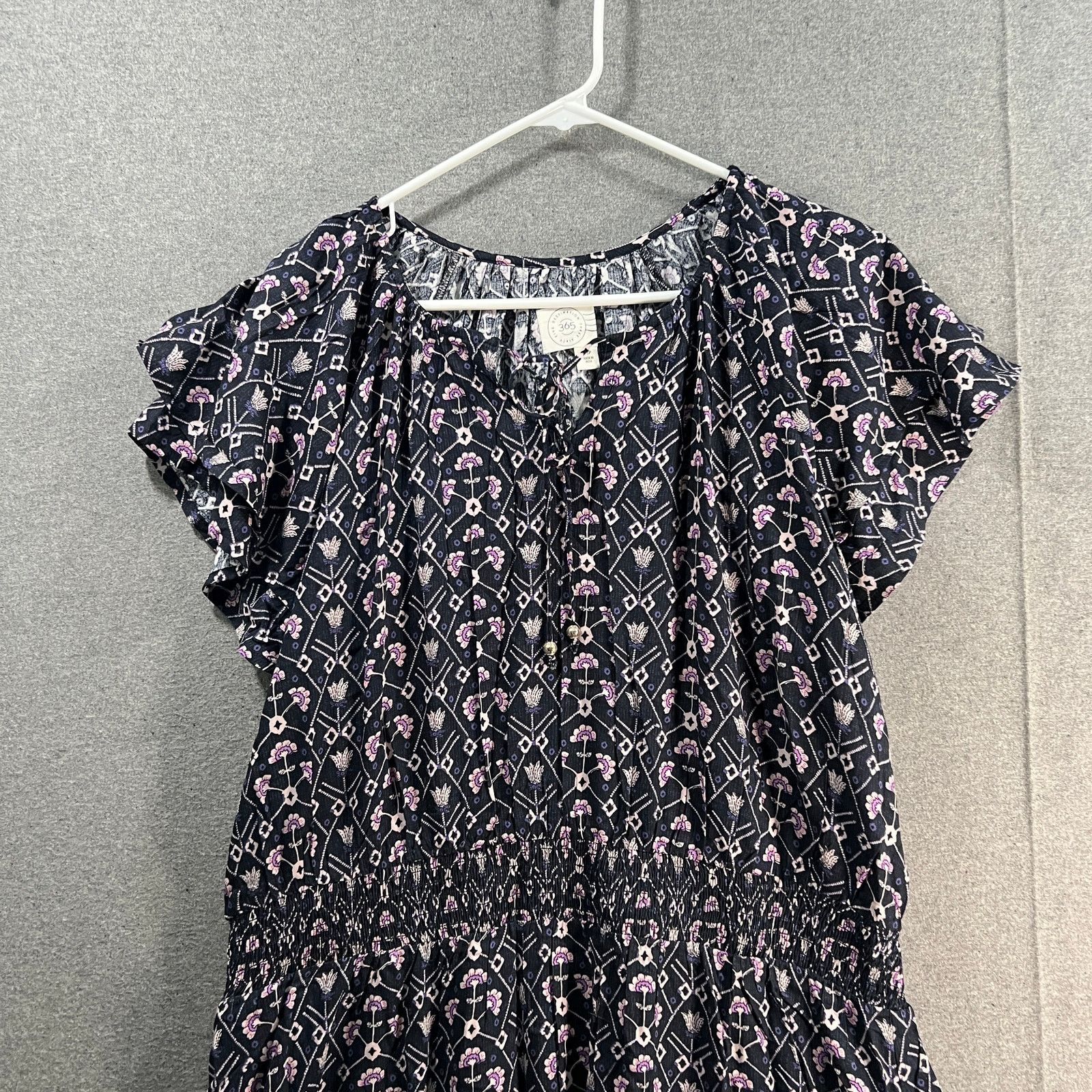 Other Destination 365 Printed Short-Sleeve Midi Dress Size XL / US 12-14 / IT 48-50 - 3 Thumbnail