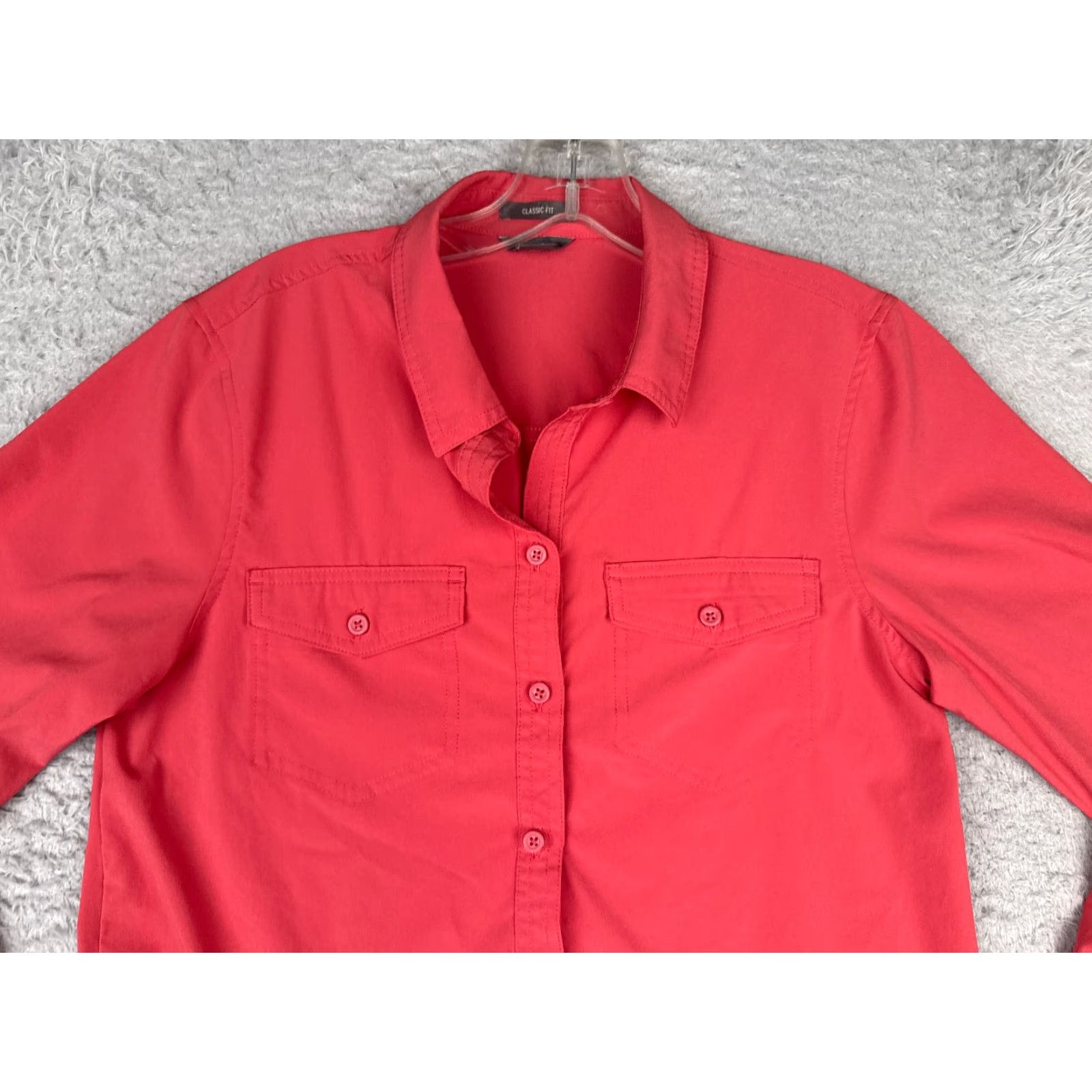 Eddie Bauer Eddie Bauer Shirt Women Small Pink Button Up Fishing Angler Long Sleeve Pocket Womens Size S / US 4 / IT 40 - 4 Thumbnail