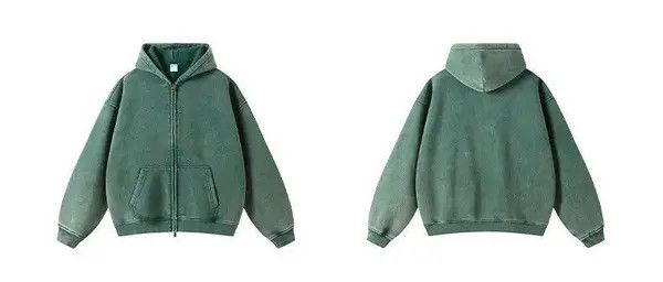 Japanese Brand Kizuki x Honda Green Batik Fleece Zippered Hoodie Size US XL / EU 56 / 4 - 3 Thumbnail