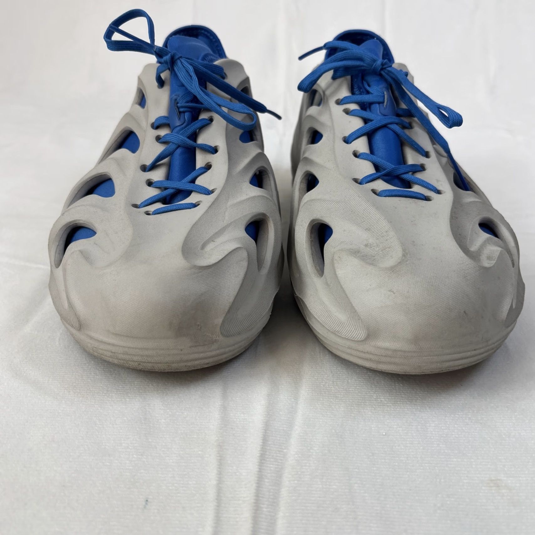 Adidas Adidas AdiFom Q Size 12 Royal Blue Smoke Gray Sneaker Men Royal AdiFom Q Shoe EVA Upper - Adidas AdiFOM Sneaker Men 12 Blue Gray Size US 12 / EU 45 - 5 Thumbnail