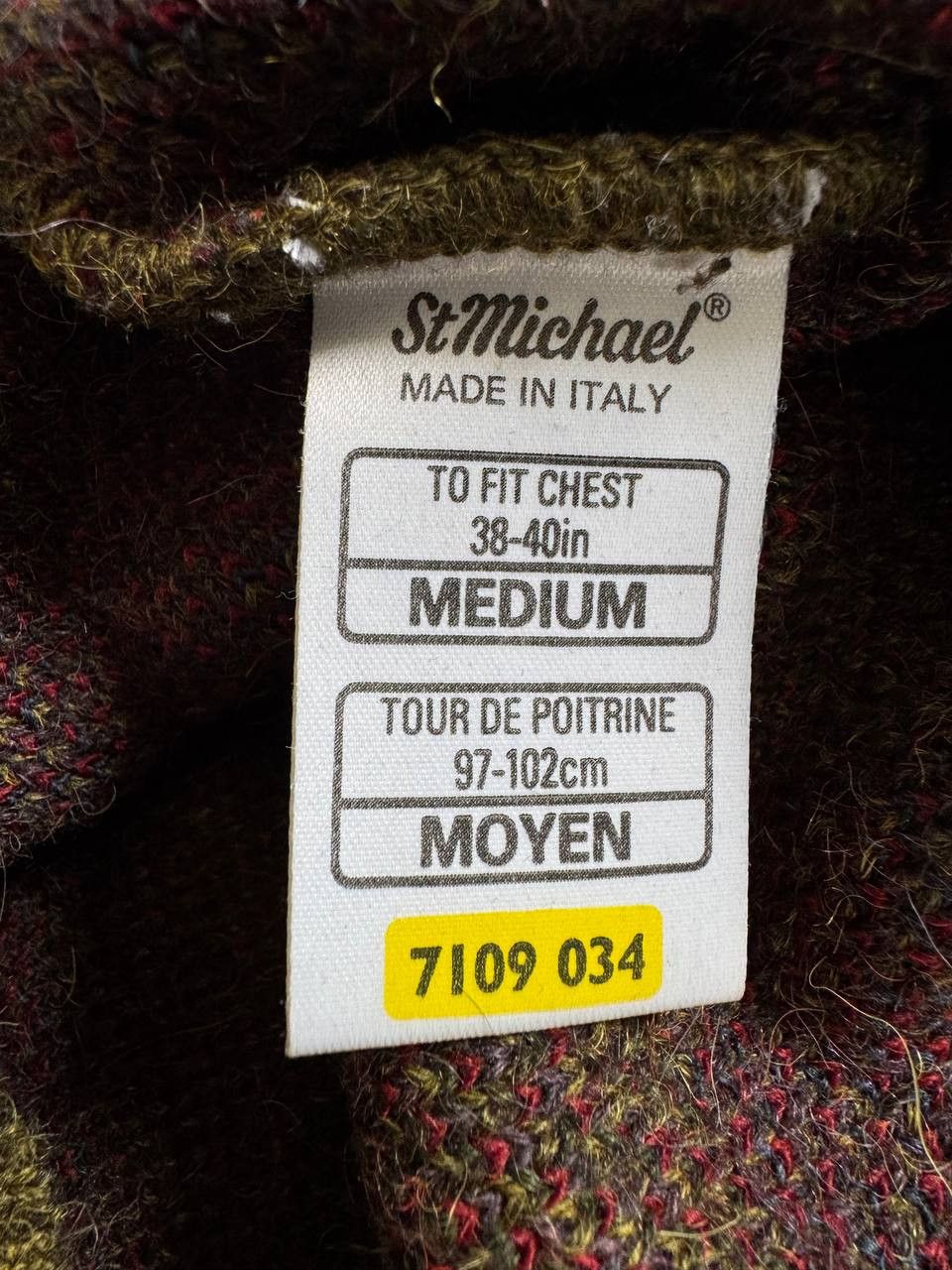 Vintage Vintage 90s Aztec Tribal Knit Mohair Sweater Boxy Cropped Size US M / EU 48-50 / 2 - 11 Thumbnail