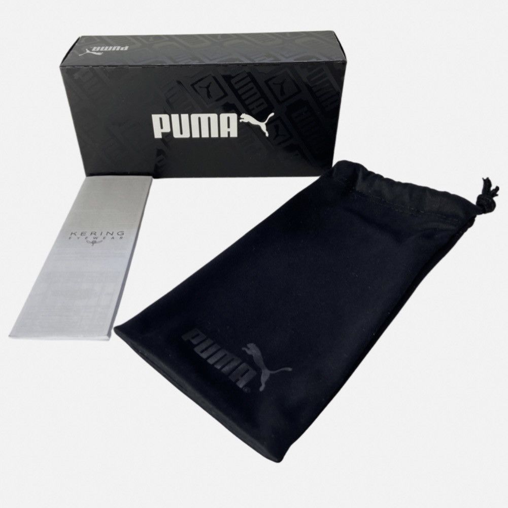 Puma Puma Men's Sunglasses PE0002S 008 Black-Blue 61-16-140 New Size ONE SIZE - 5 Thumbnail