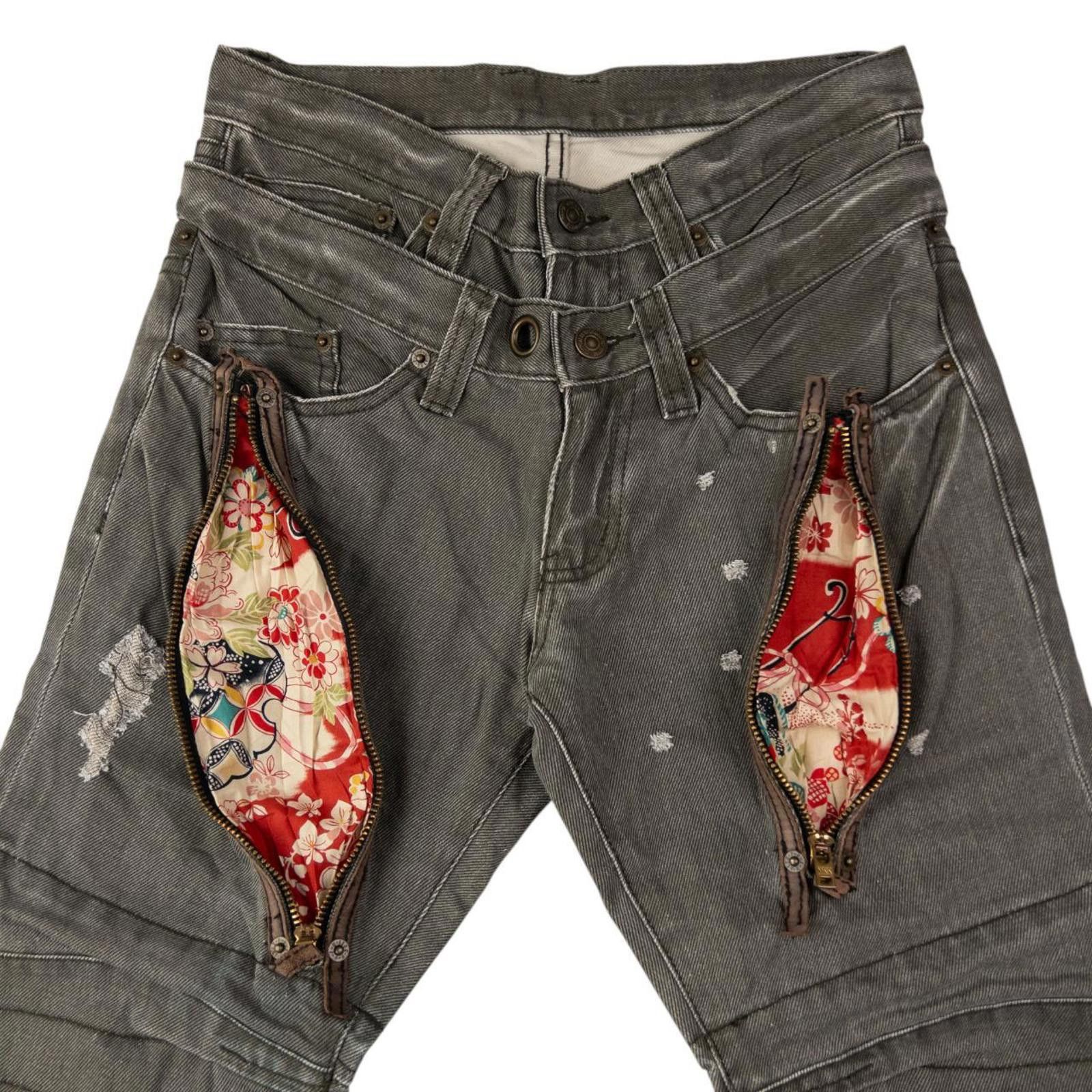 Other Vintage PPFM Layered Denim Jeans Size W29 Size US 29 - 1 Thumbnail