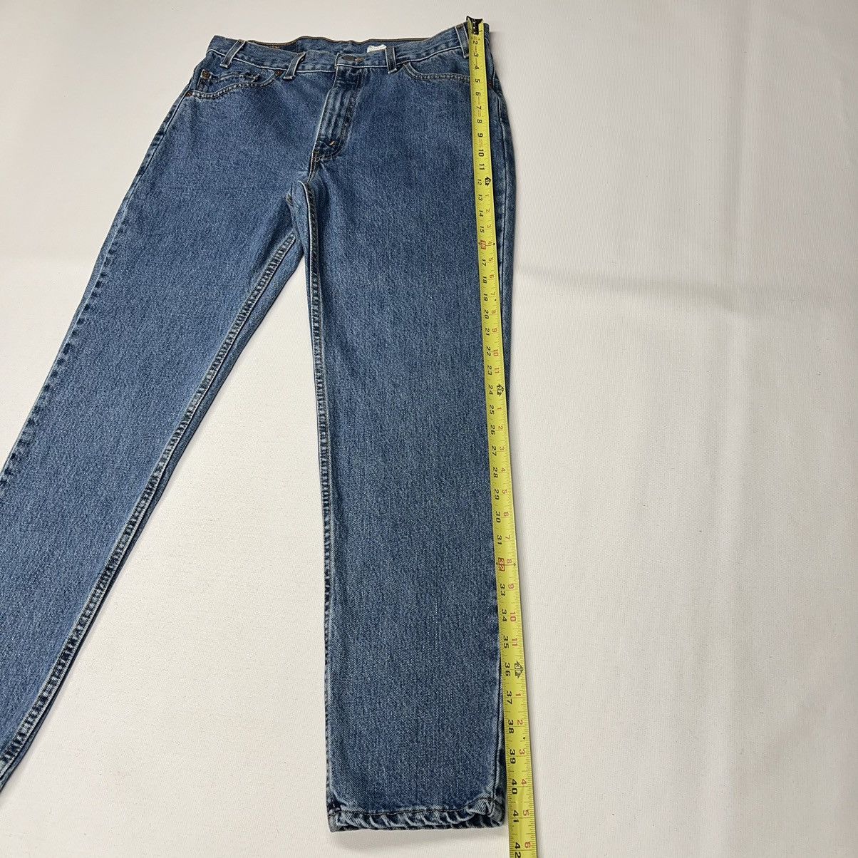 Levi's × Vintage VTG Levis Jeans 512 Blue Slim Taper Faded Washed Denim Size US 36 / EU 52 - 13 Thumbnail