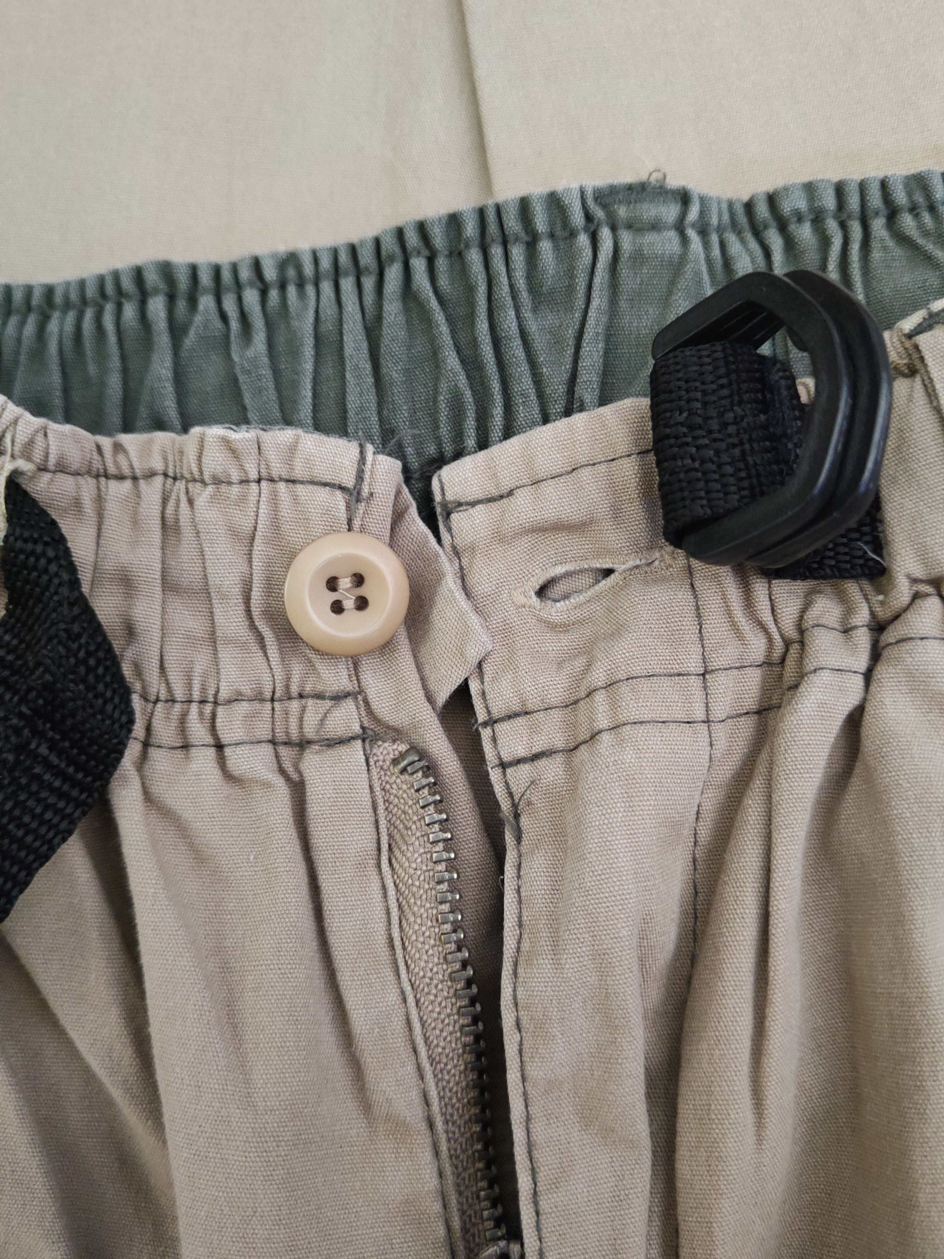 Japanese Brand DL Japanese Brand Beige Multipocket Cargo Pants #2335 Size US 31 - 16 Thumbnail