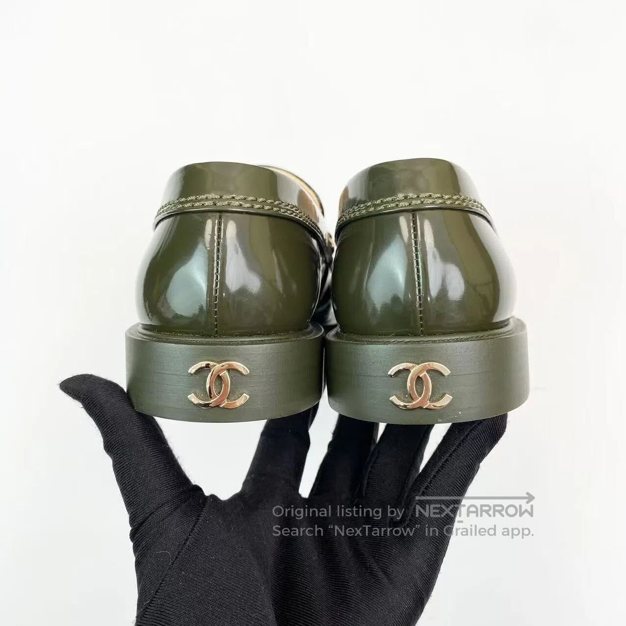 Chanel Chanel Loafers with metal letter accessories| Size US 5.5 / IT 35.5 - 6 Thumbnail