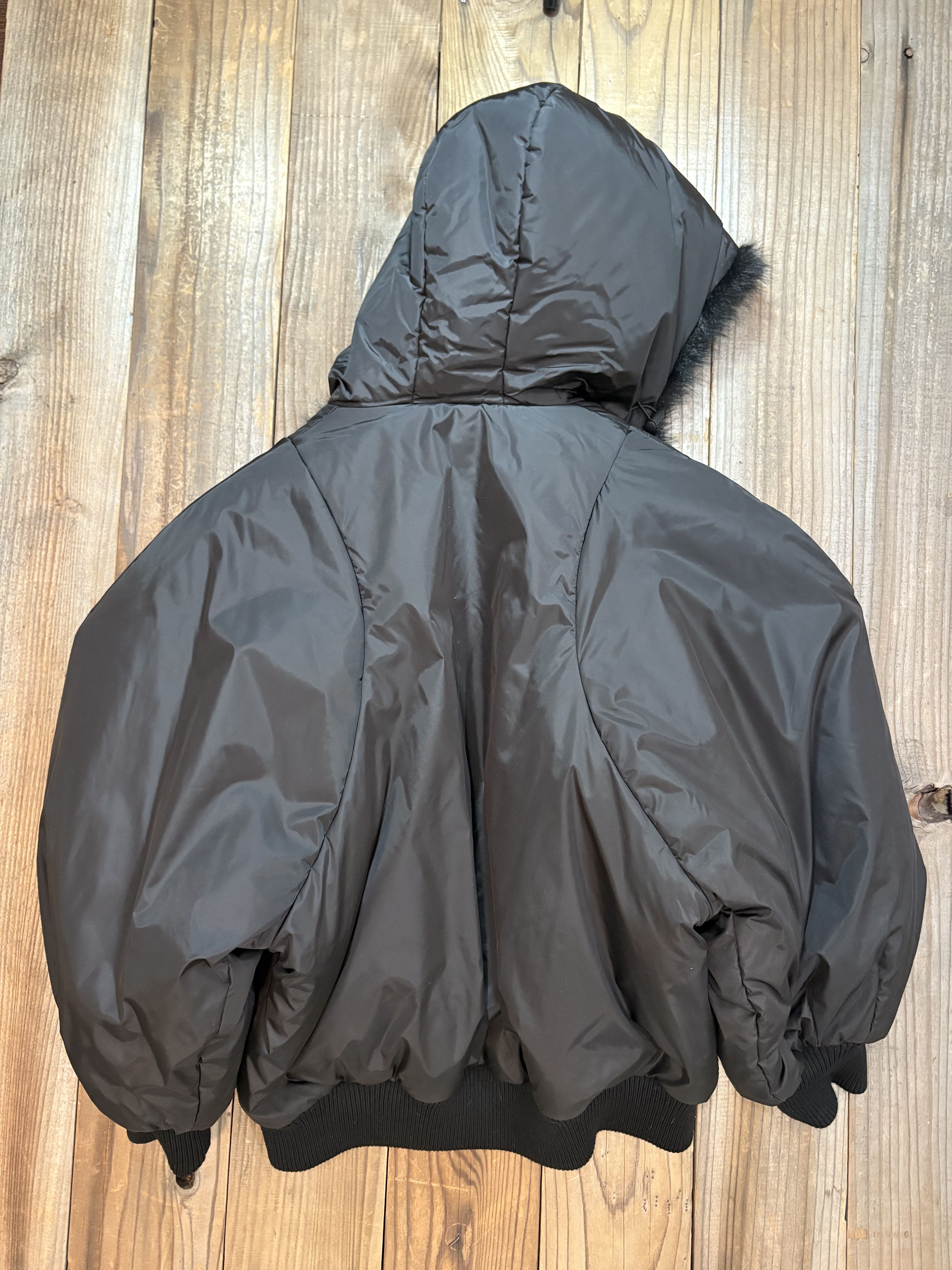 Simone Rocha Puff Sleeve Faux Fur Bomber Jacket Size US M / EU 48-50 / 2 - 5 Thumbnail