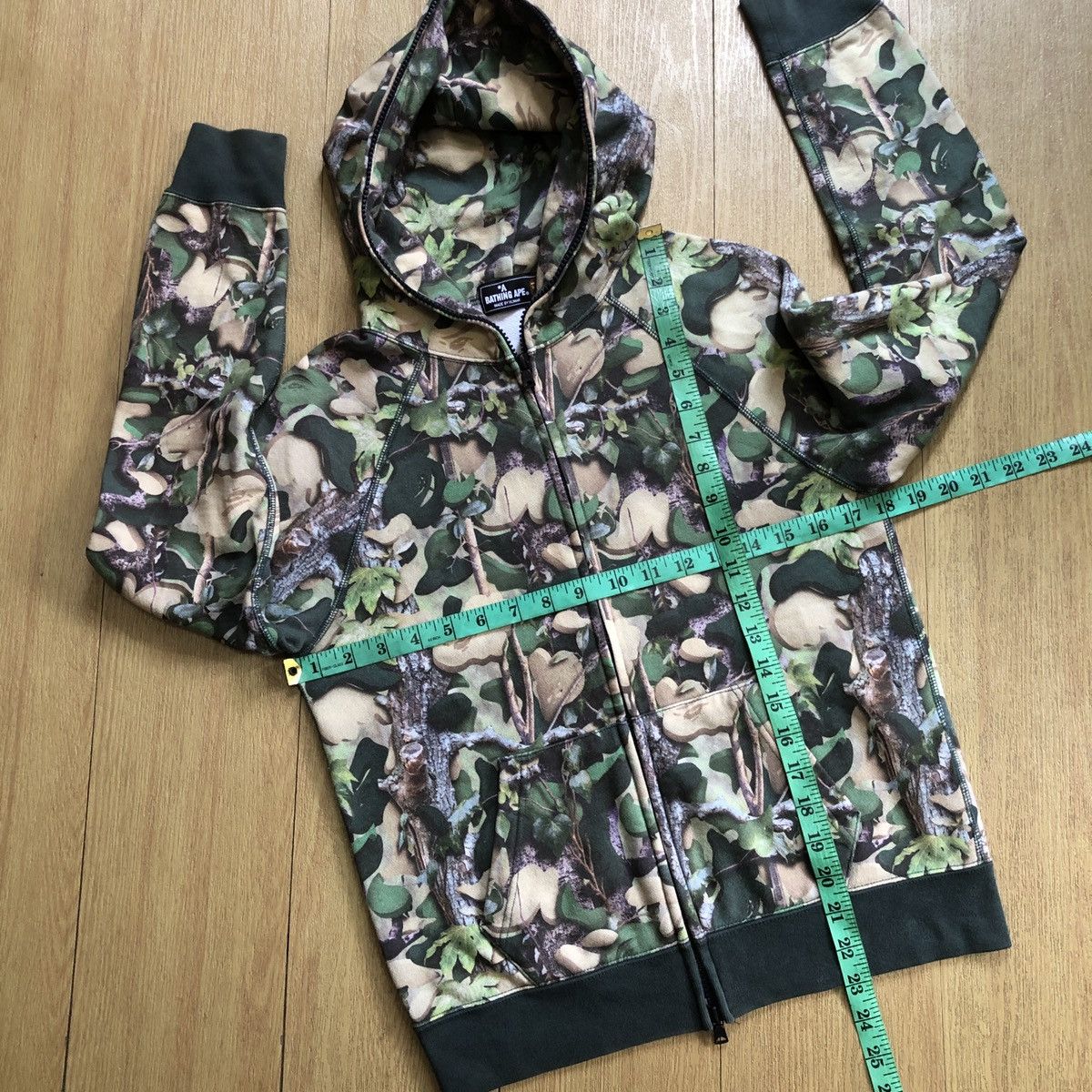 Bape Village Camo Full Zip Hoodie Size XS / US 0-2 / IT 36-38 - 11 Thumbnail
