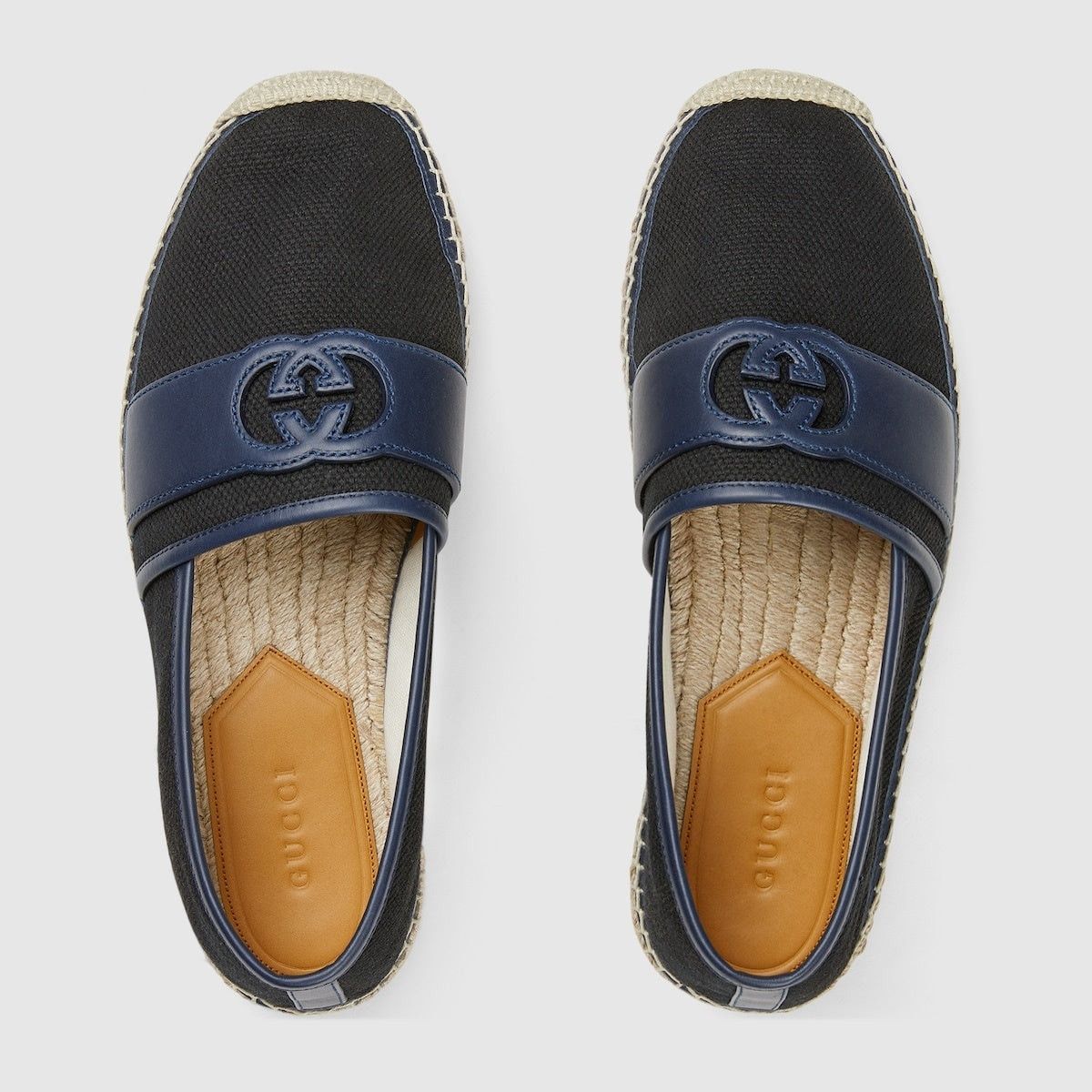 Gucci o1mt1gz0425 Interlocking G Espadrilles in Black Size US 7.5 / EU 40-41 - 2 Thumbnail