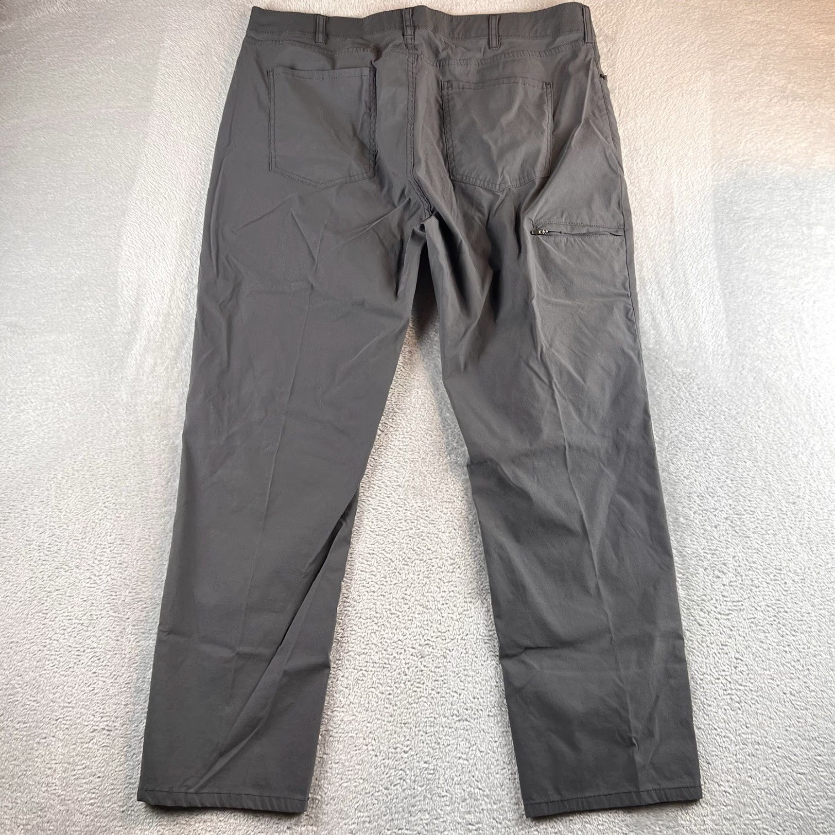 Vintage Denali Pants Mens 38x30 Gray Straight Fit Hiking Travel Stretch Athleisure Size US 38 / EU 54 - 2 Thumbnail