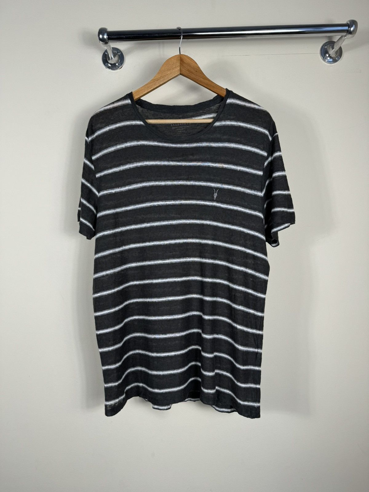 Allsaints Allsaints Striped Basic T shirt Size US M / EU 48-50 / 2 - 2 Thumbnail