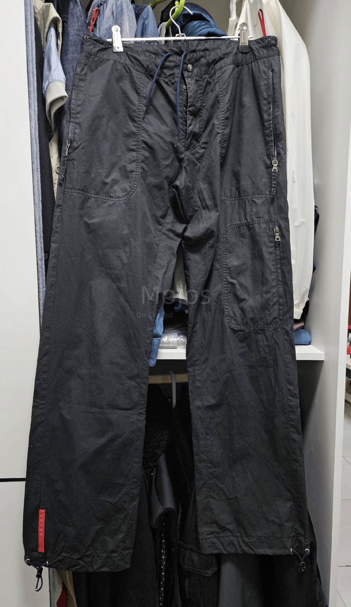 Prada Sz 46 Prada Red Label 04SS Nylon Sweatpants Size US 30 / EU 46 - 1 Thumbnail
