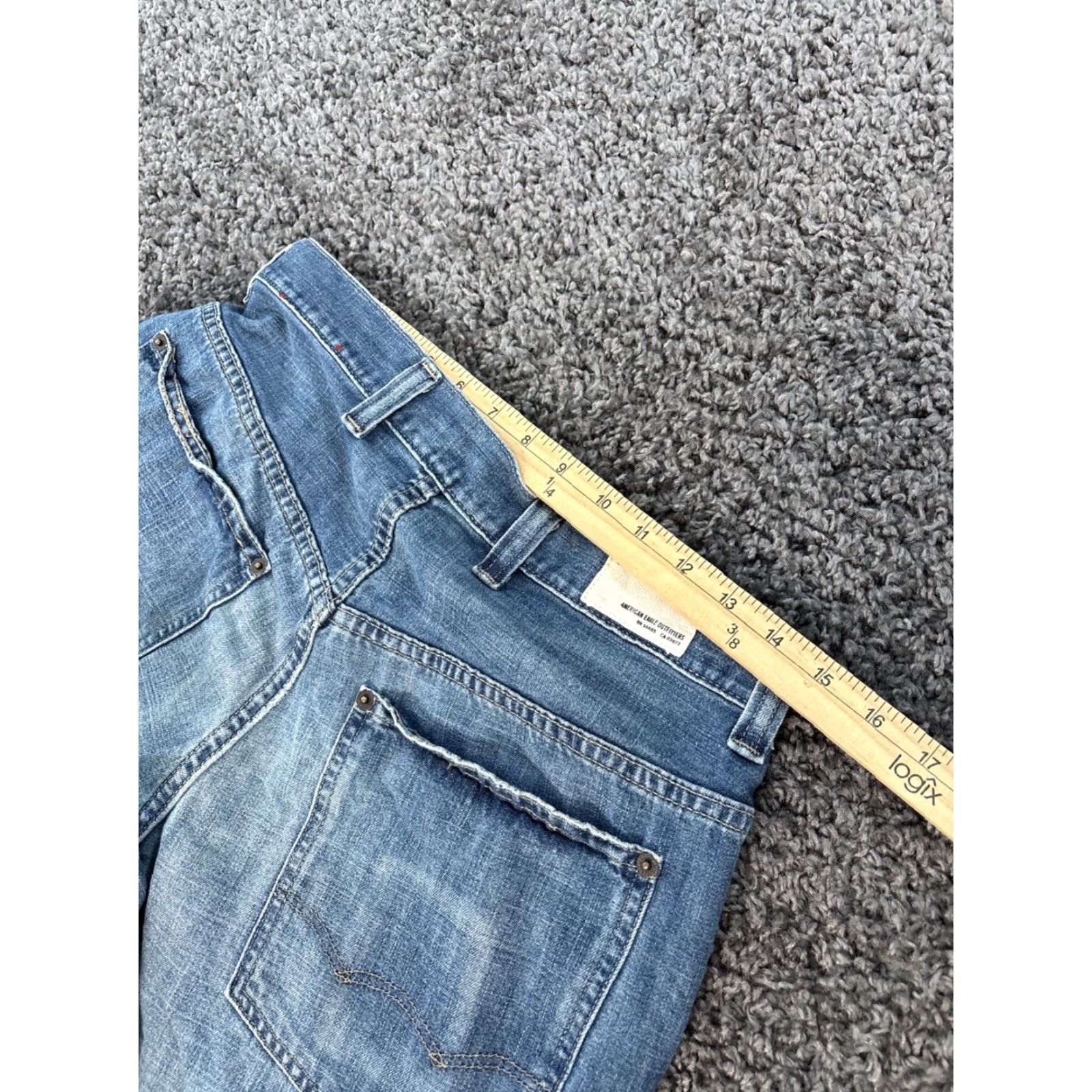American Eagle Outfitters VINTAGE American Eagle Carpenter Jeans Mens 30x30 Baggy Skater Workwear Y2K Size US 30 / EU 46 - 4 Thumbnail