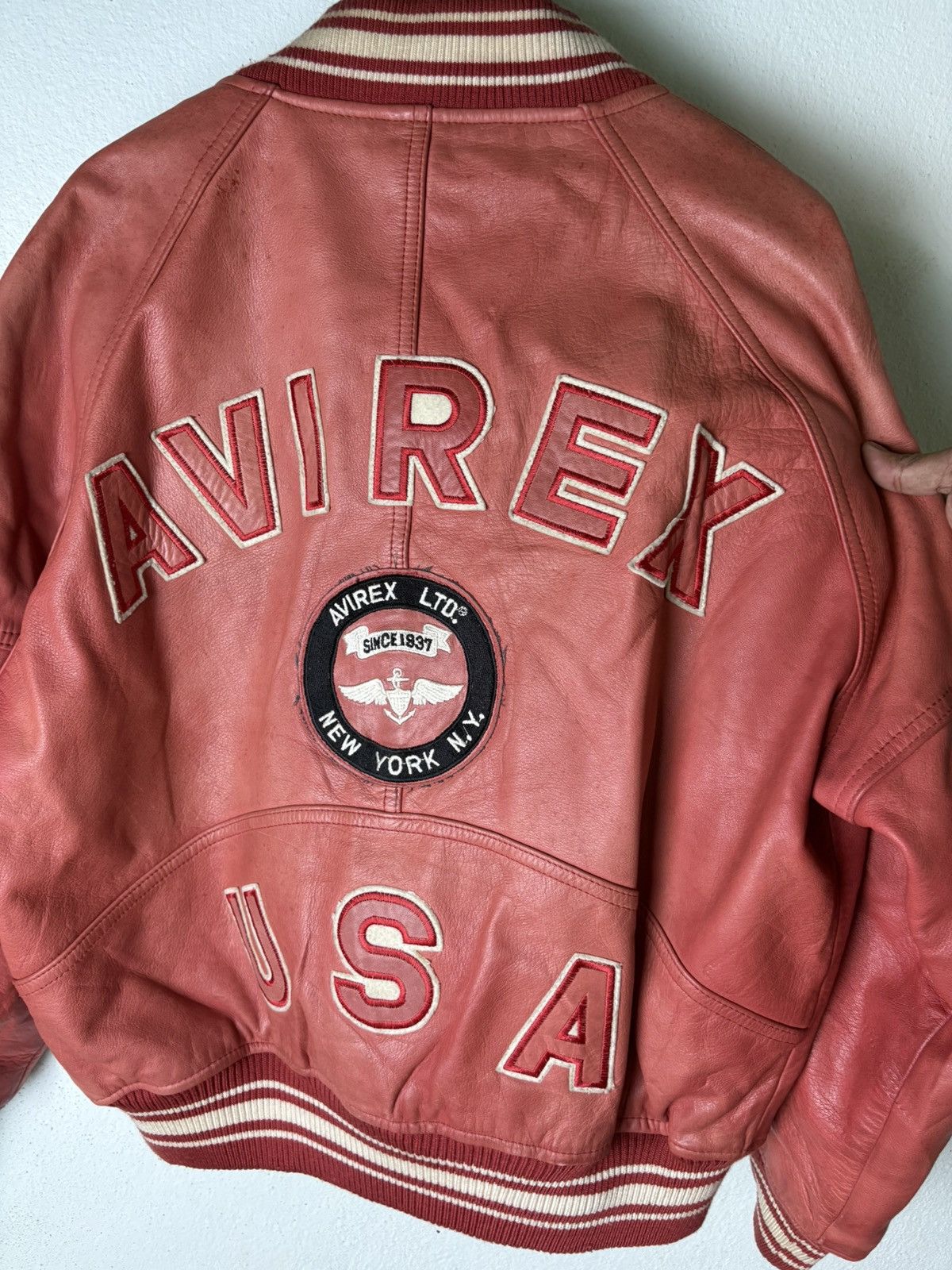 Avirex × Vintage Avirex USA Authentic Leather Jacket Size xs Size US S / EU 44-46 / 1 - 5 Thumbnail