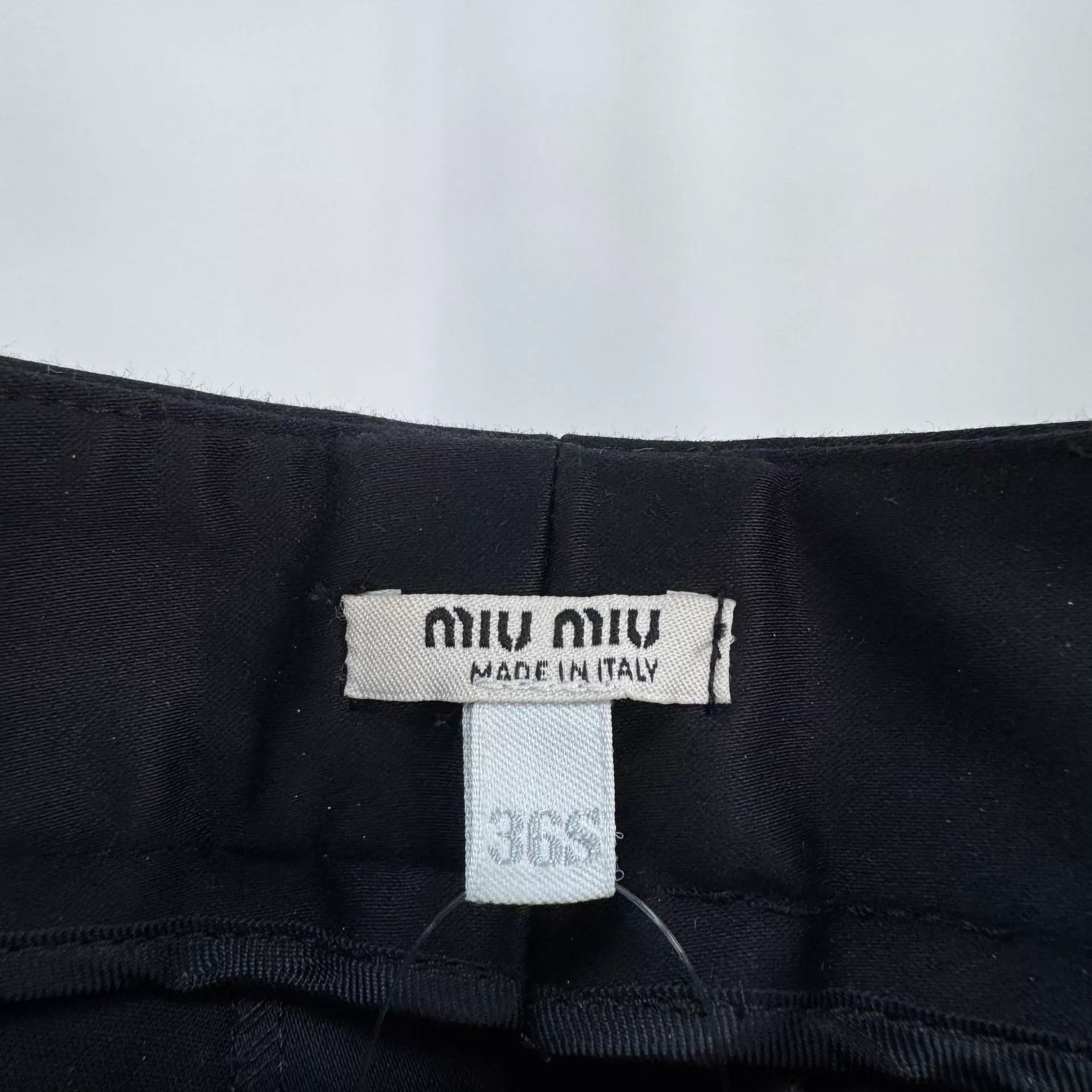 Miu Miu MIU MIU Lace-Trimmed Cuffs Casual Trousers 36 98 new Size 25" / US 0 / IT 36 - 5 Thumbnail