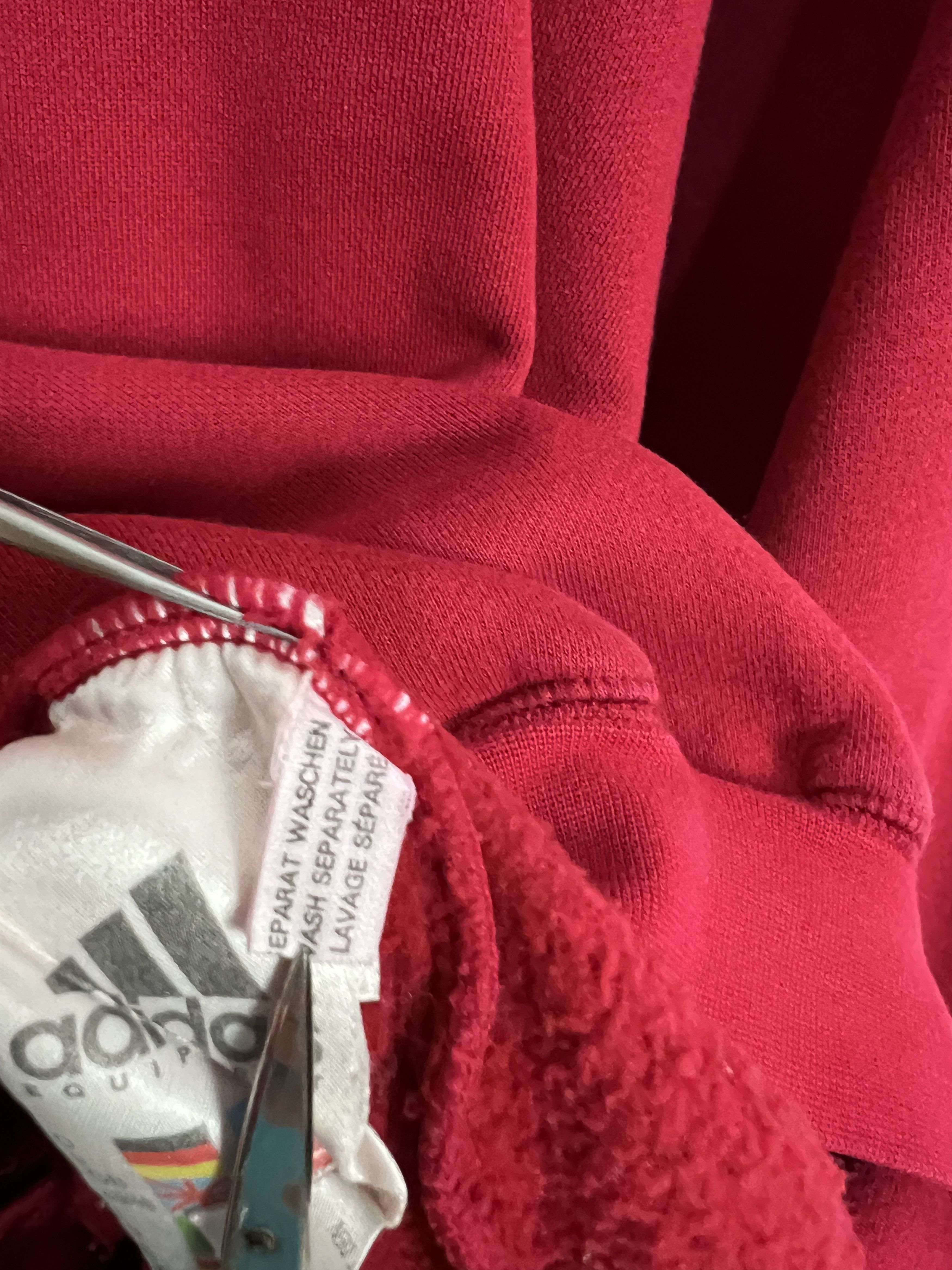 Adidas Vintage 90's Adidas Equipment Red Sweatshirt Mens Crewneck Size US XL / EU 56 / 4 - 10 Thumbnail