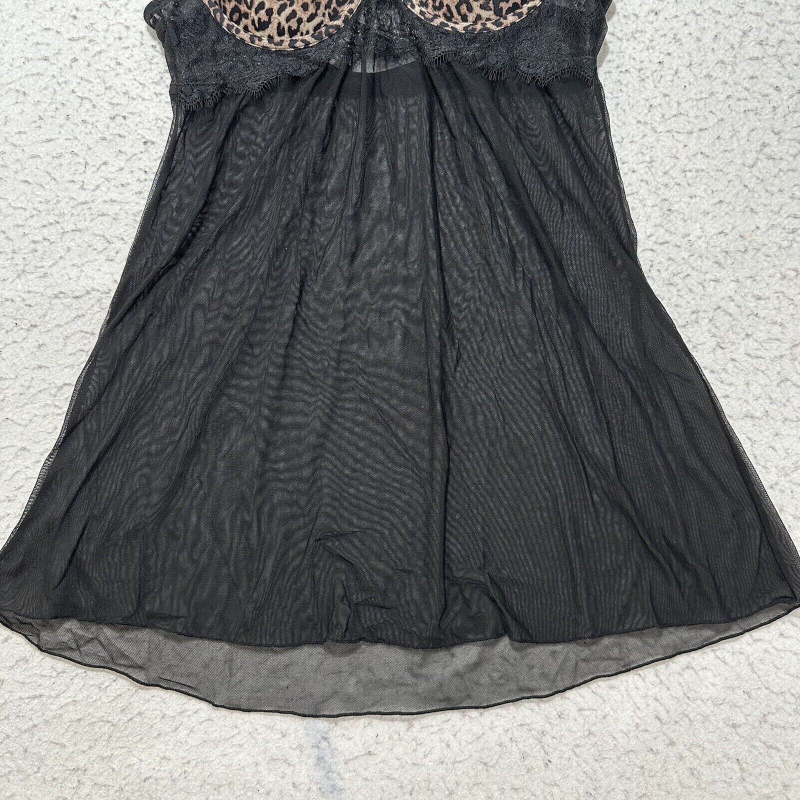 Other Tarea Rue21 Large Babydoll Lingerie One Piece Leopard Bra Size ONE SIZE - 5 Thumbnail