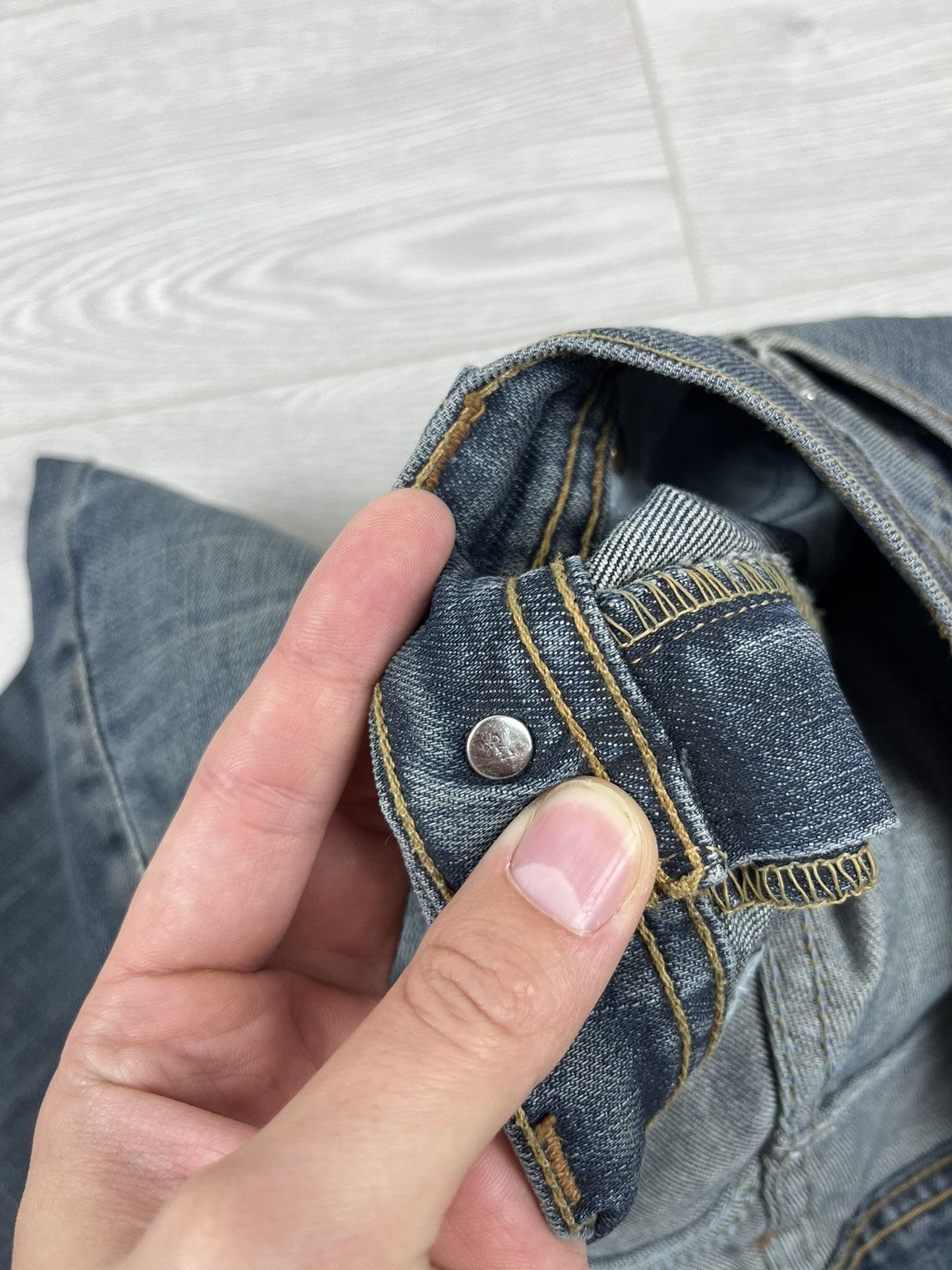 Levi's Levi’s Vintage 00s Flare Y2K Grunge Washed Denim Pants 32x32 Size 32" / US 10 / IT 46 - 8 Thumbnail