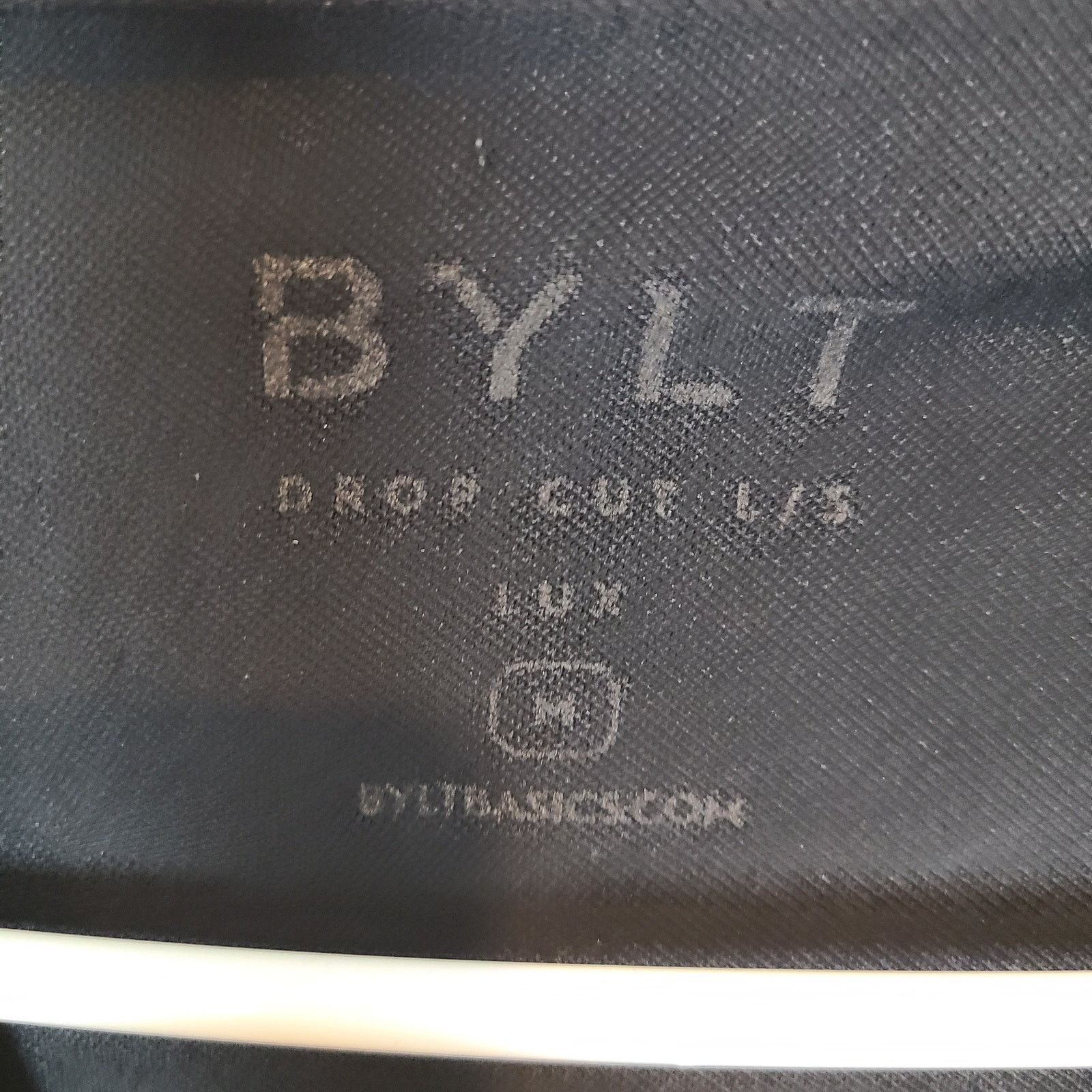 BILLY LA BYLT Shirt Drop Cut Lux T-Shirt Men M Black Athletic Stretch Size M / US 6-8 / IT 42-44 - 6 Thumbnail