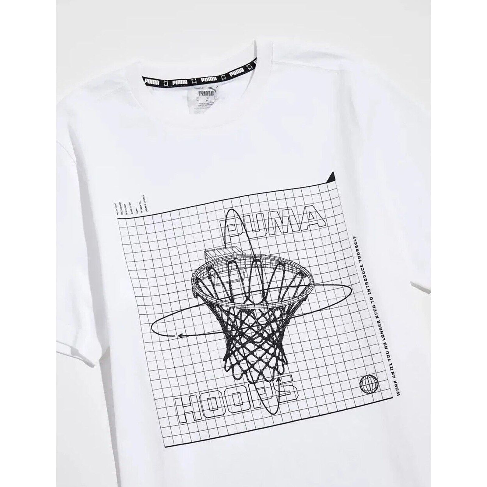 Puma Puma Clear Out 7 Tee Basketball Hoops White 538572-01 $35 LE Size US L / EU 52-54 / 3 - 3 Thumbnail