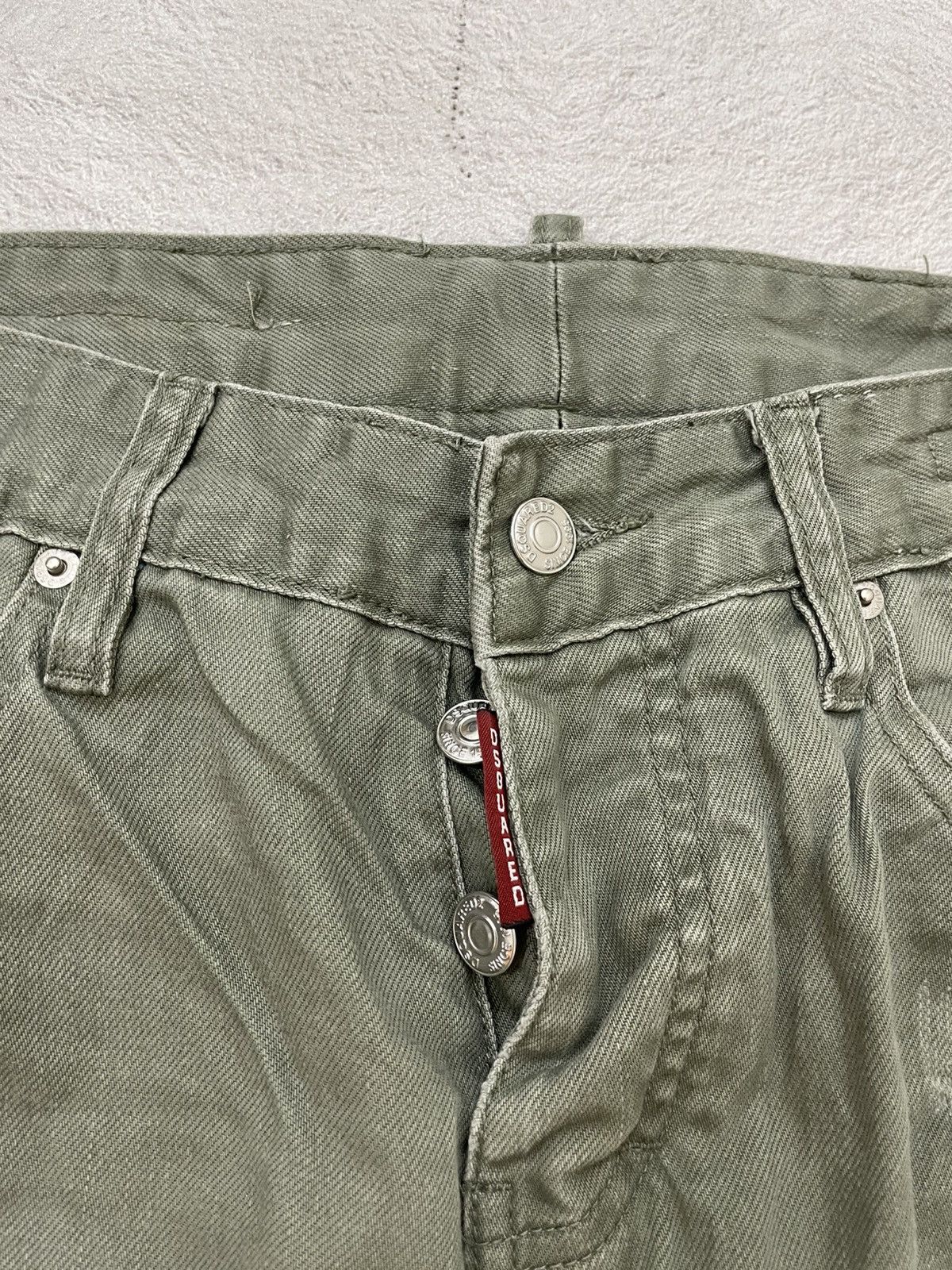 Japanese Brand 2000s Dsquared Paint splash Pants Streetwear Y2K Size US 30 / EU 46 - 5 Thumbnail