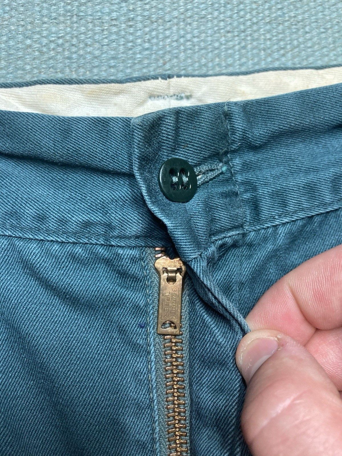 Sears × Vintage 1950s sears luster chino work pants cotton twill 30x27.5 Size US 30 / EU 46 - 6 Thumbnail