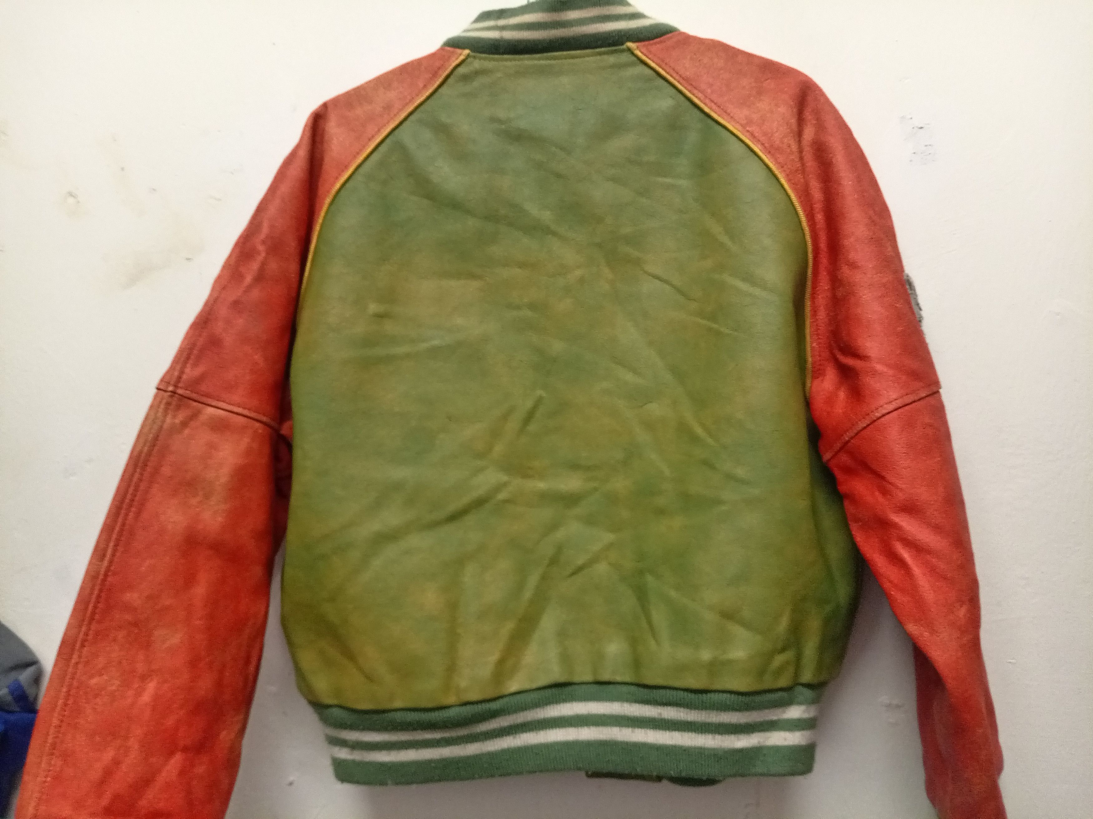Vintage Vintage Dog Fight leather jacket rare Size US M / EU 48-50 / 2 - 5 Thumbnail