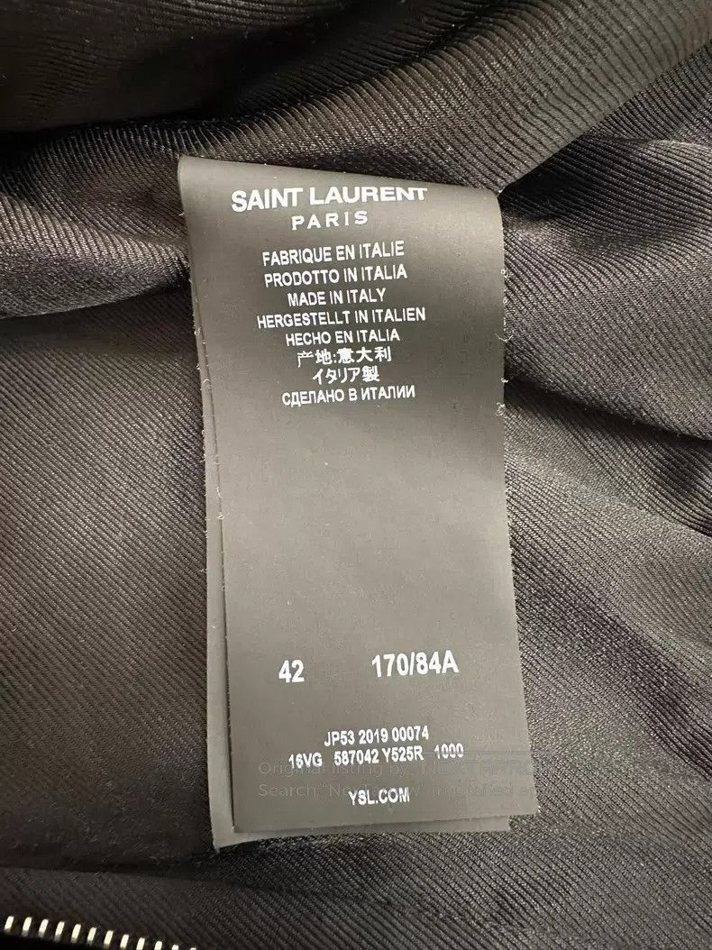 Saint Laurent Paris Saint Laurent Paris Metallic radio jacket velvet baseball Size US XS / EU 42 / 0 - 5 Thumbnail
