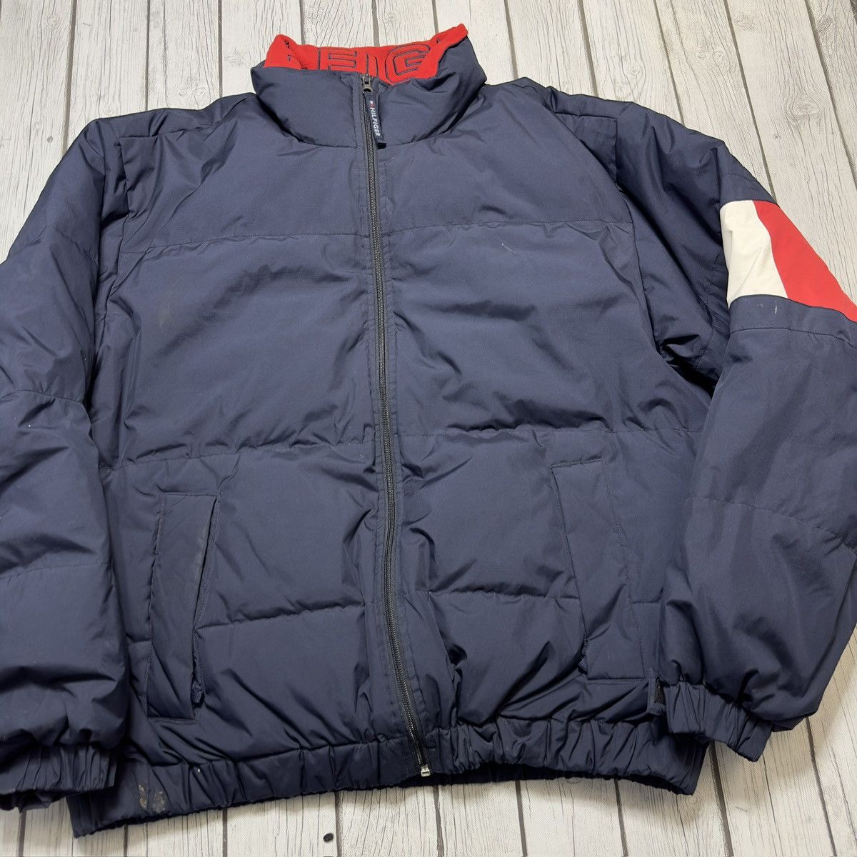 Tommy Hilfiger × Vintage Vintage Tommy Hilfiger puffer jacket Size US XL / EU 56 / 4 - 3 Thumbnail