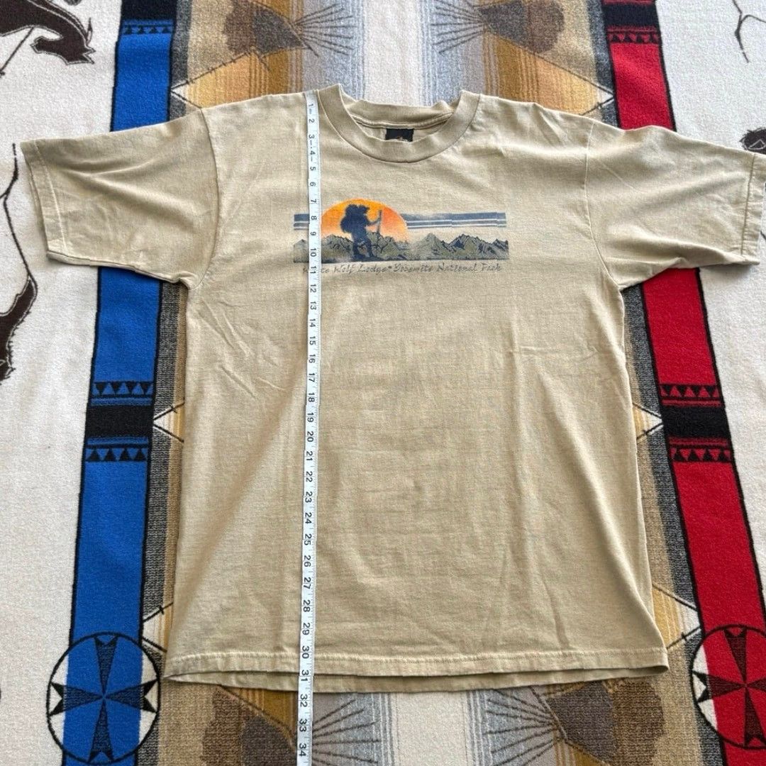 Vintage VINTAGE Yosemite National Park White Wolf Lodge Hiking T-Shirt XL Mens Brown 90s Outdoor Nature Animals Size US XL / EU 56 / 4 - 6 Thumbnail