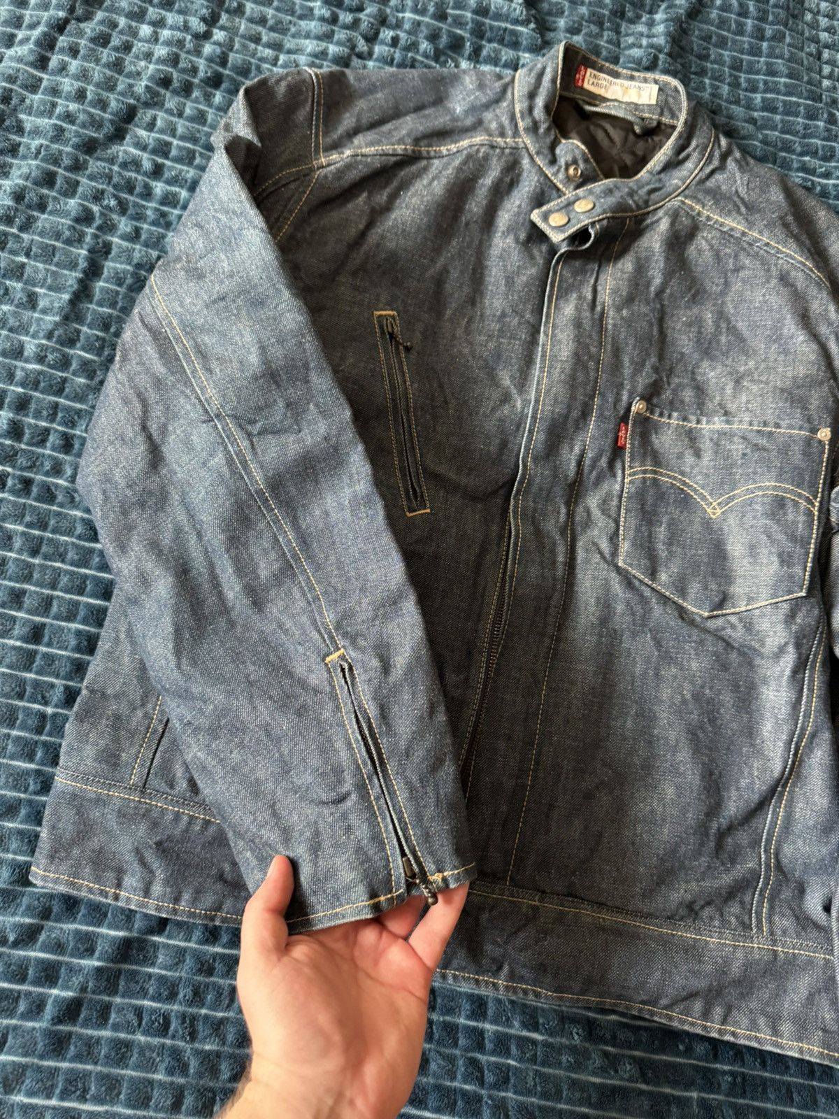 Levi's Vintage Clothing Vintage Levis Engineered Denim Jacket Size US M / EU 48-50 / 2 - 4 Thumbnail