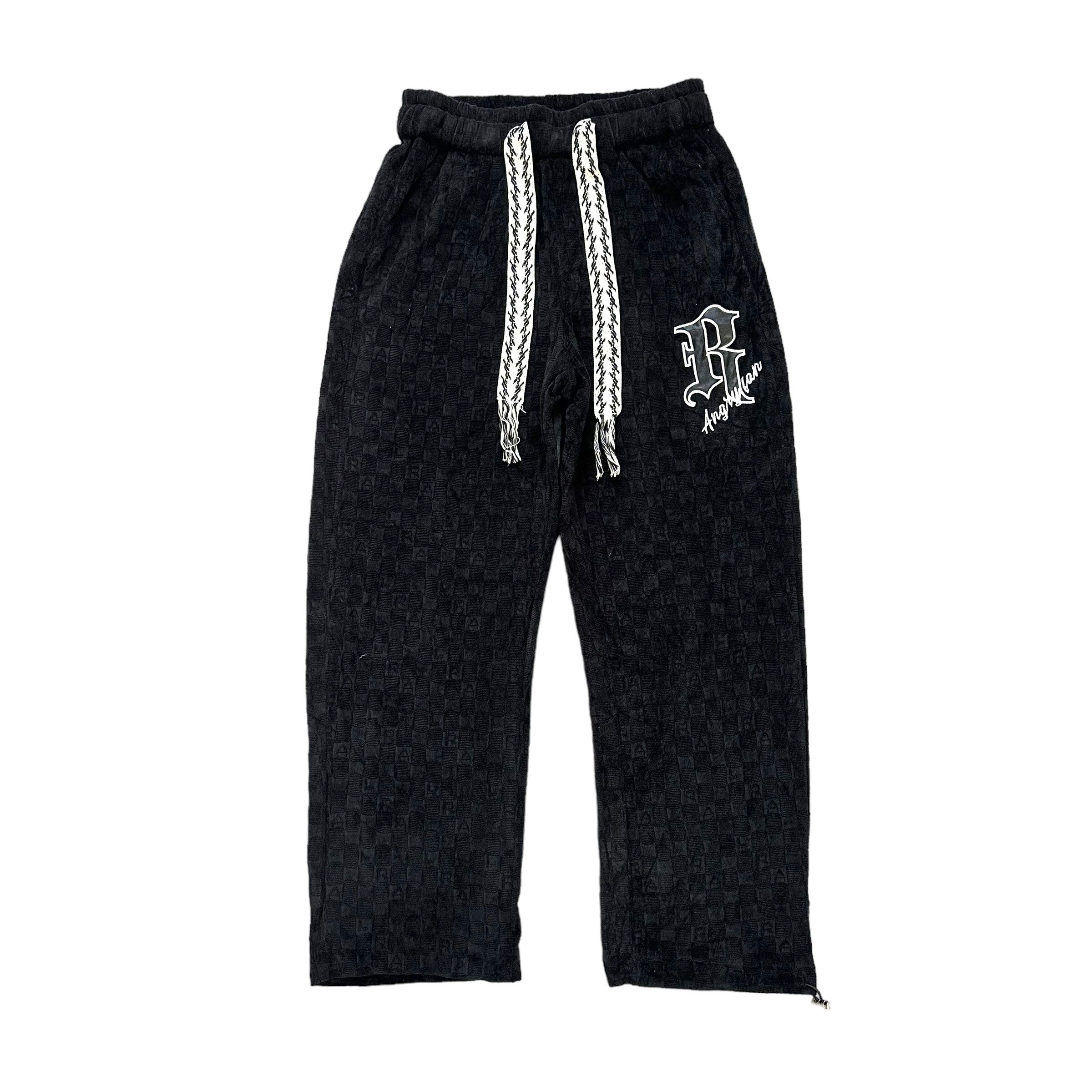 Japanese Brand ANGRY FAN CHECKED SWEATPANT #8646-019 Size US 30 / EU 46 - 1 Thumbnail