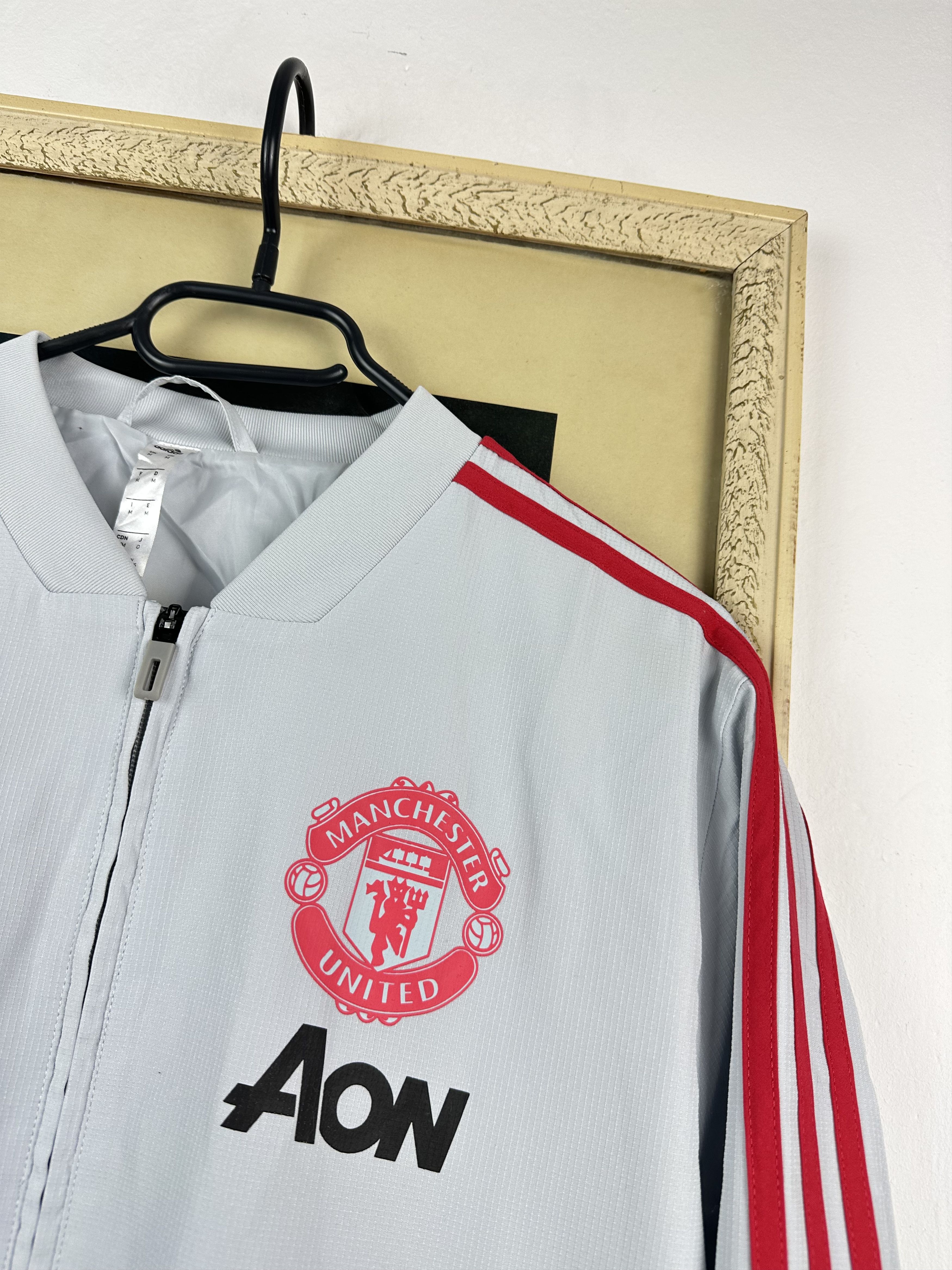 Adidas Adidas Manchester United Football Jacket Track Top Soccer Size US M / EU 48-50 / 2 - 3 Thumbnail