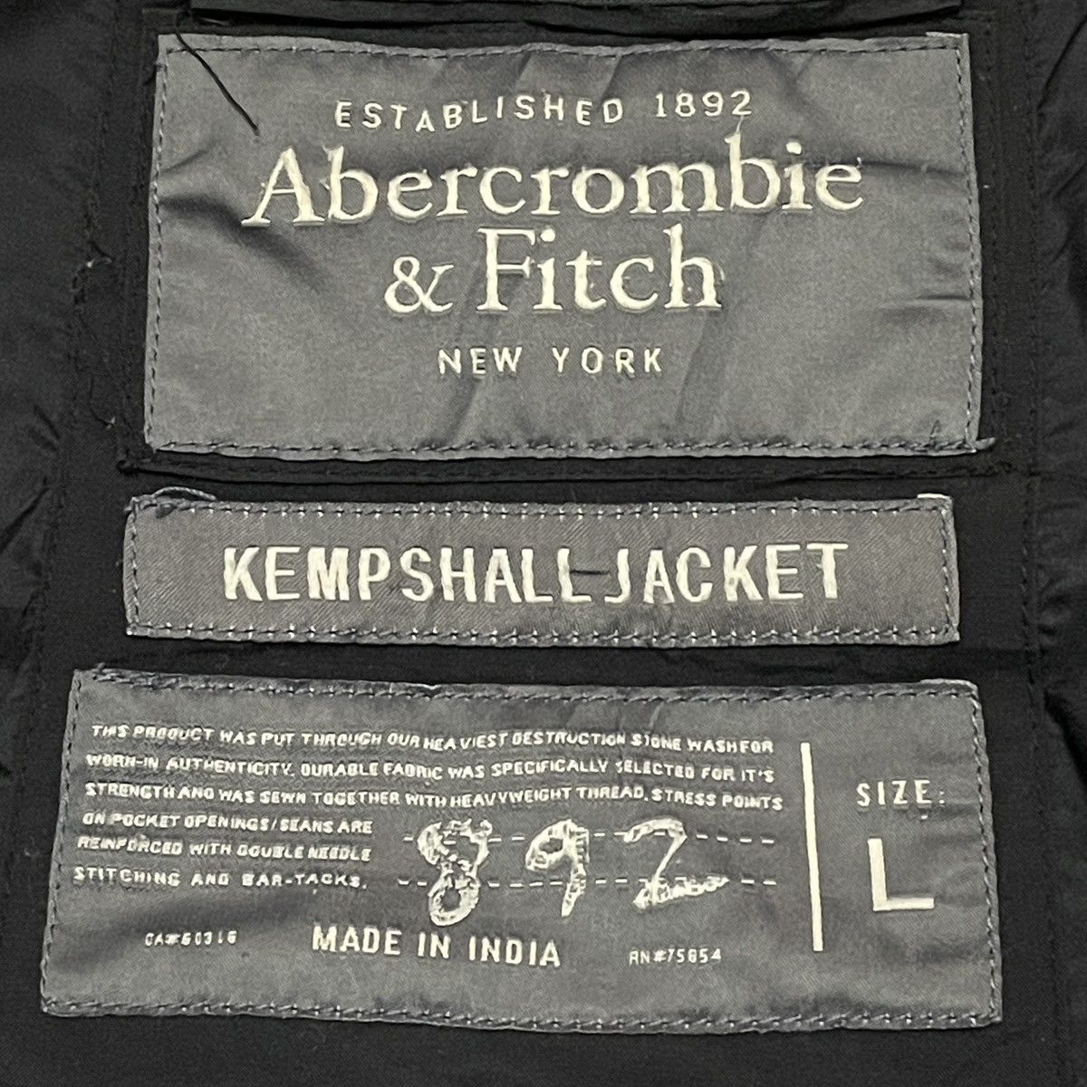 Abercrombie & Fitch × Vintage Very Rare Vintage Brand Abercrombie & Fitch Fur Puffer 1990s Size US L / EU 52-54 / 3 - 10 Thumbnail