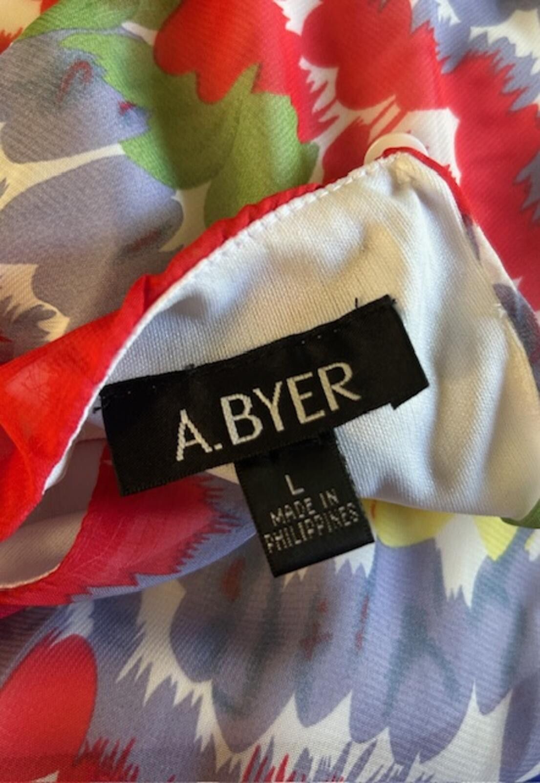 Bobby Abley A BYER Colorful Sleeveless Dress with Belt Size L Size L / US 10 / IT 46 - 5 Thumbnail
