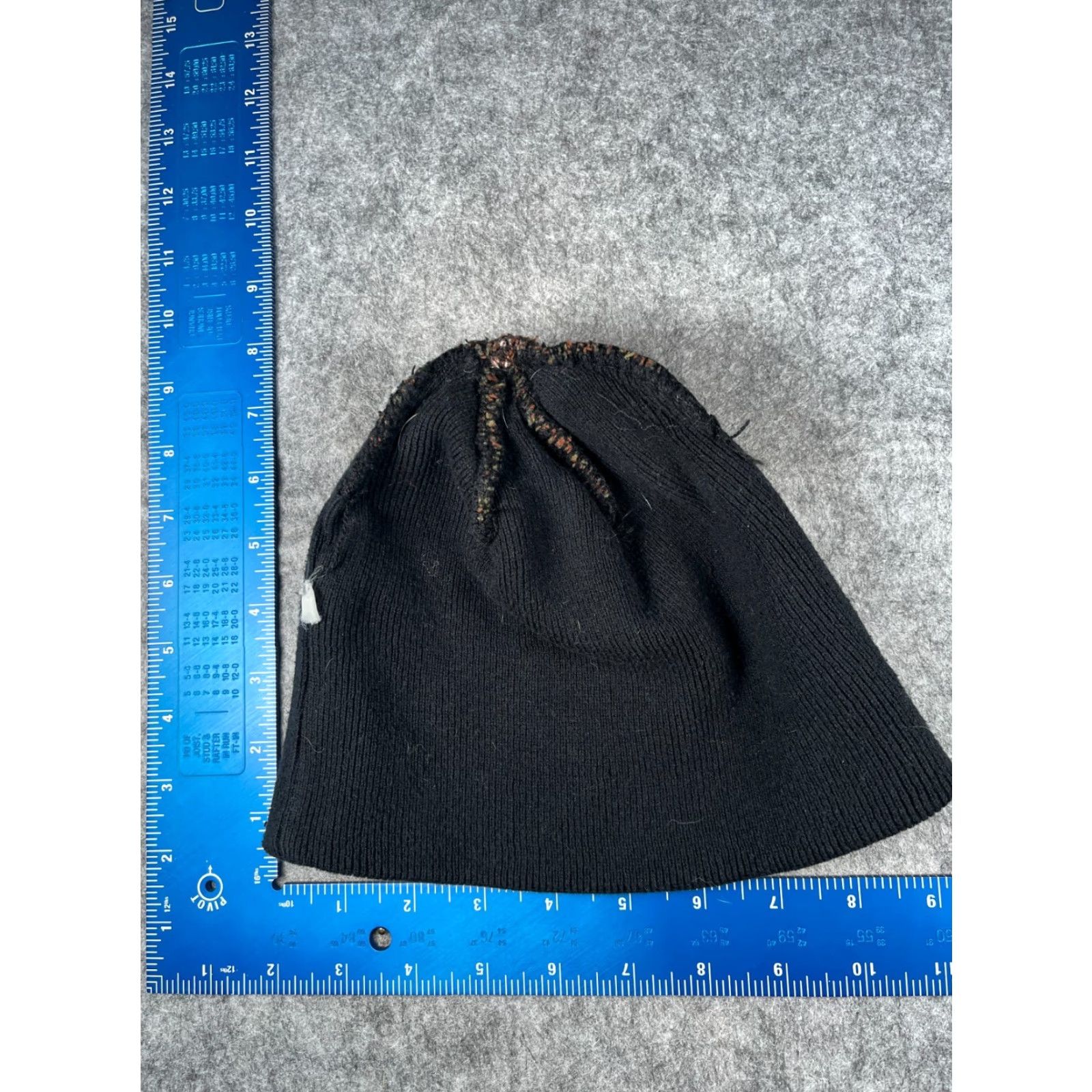 Vintage Beanie Toque Adult One Size Green Brown Black Camo Knit Acrylic Ski Snow Skate Size ONE SIZE - 4 Thumbnail