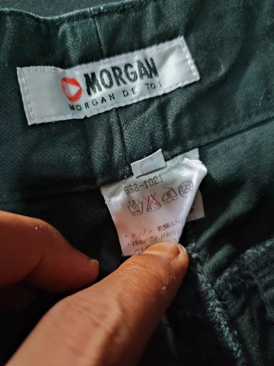 Japanese Brand Morgan De Toi Black Flare Cargo Low rise Pants Size US 28 / EU 44 - 6 Thumbnail