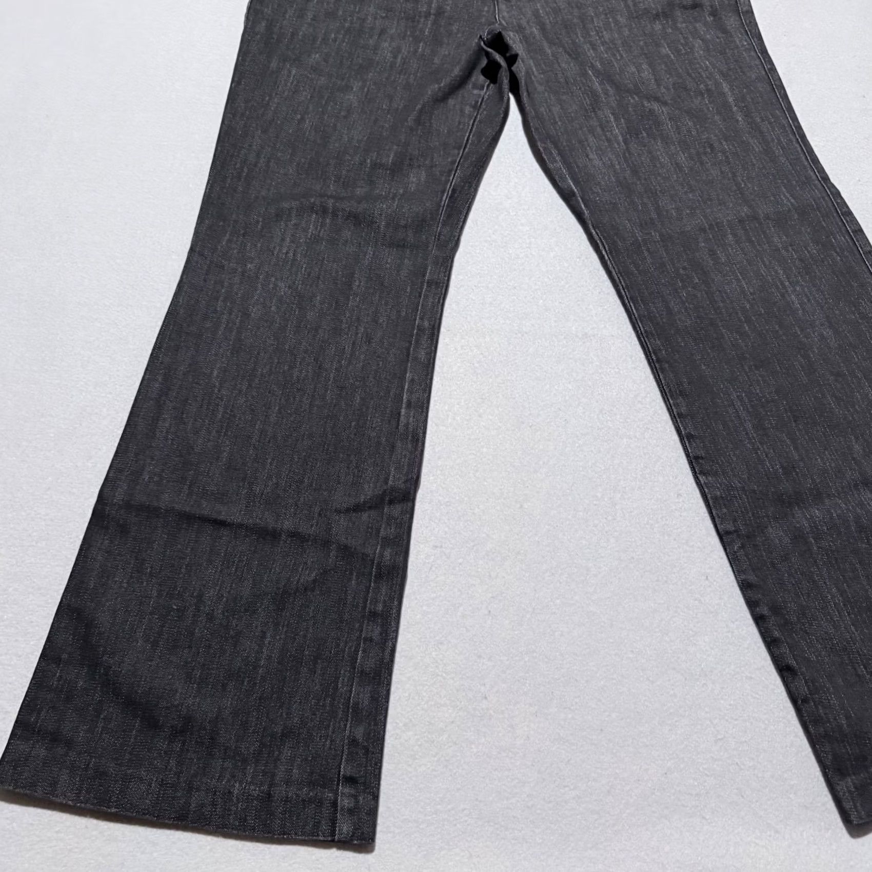 Vintage Chico’s Jeans Women Gray Stretch Wide-Leg Medium Size 26" / US 2 / IT 38 - 6 Thumbnail