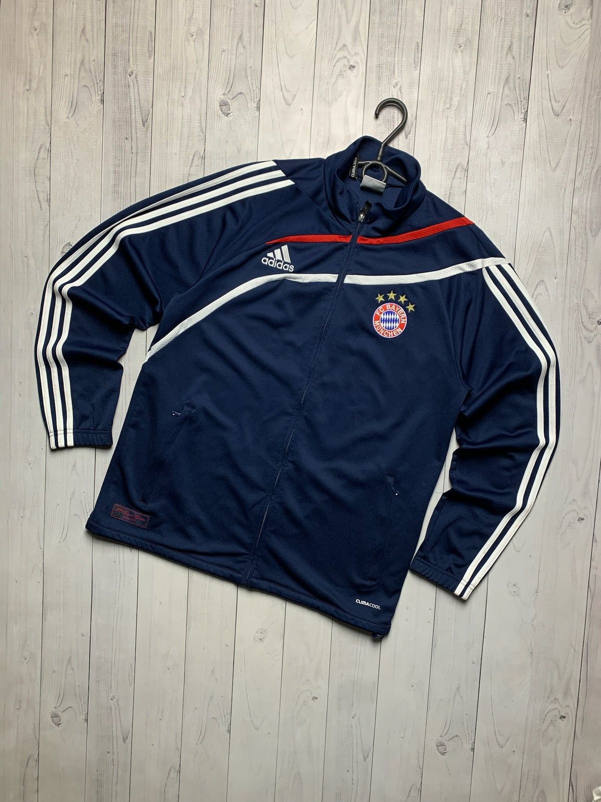 Adidas × Vintage Vintage adidas Bayern Munich soccer sweatshirt jacket M Size US M / EU 48-50 / 2 - 1 Thumbnail