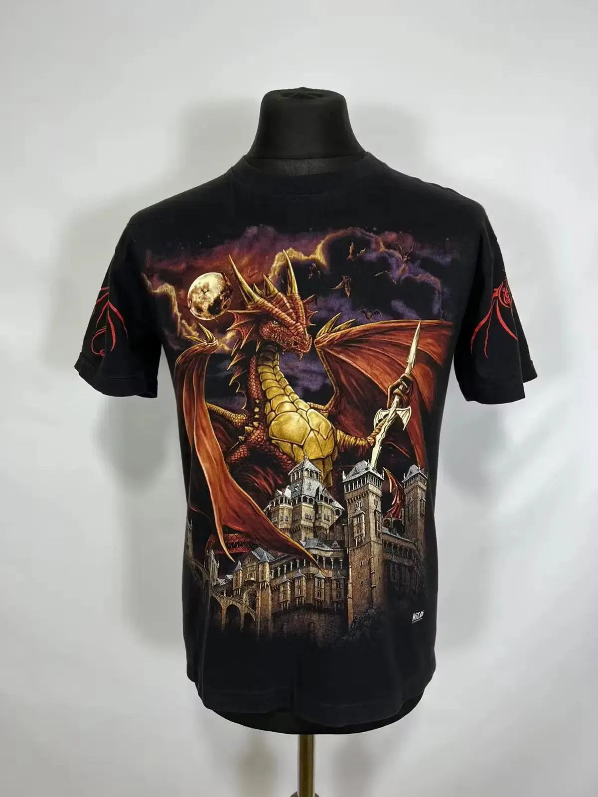 Band Tees Wild copyright 90’s vintage dragon graphic tee Size US M / EU 48-50 / 2 - 1 Thumbnail