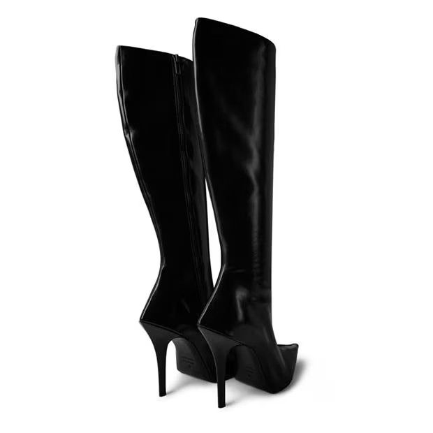 Balenciaga o1g2r1mq0924 Witch Boots in Black Size US 9 / IT 39 - 4 Thumbnail
