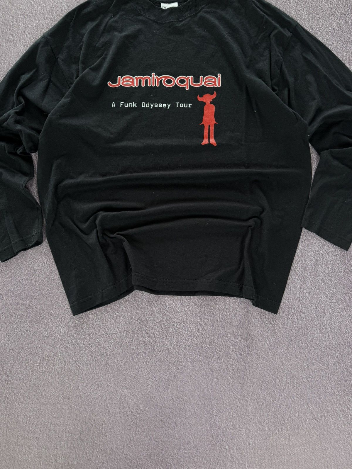 Band Tees Vintage 2002 Jamiroquai A Funk Odyssey Tour T Shirt Rare Size US XL / EU 56 / 4 - 4 Thumbnail