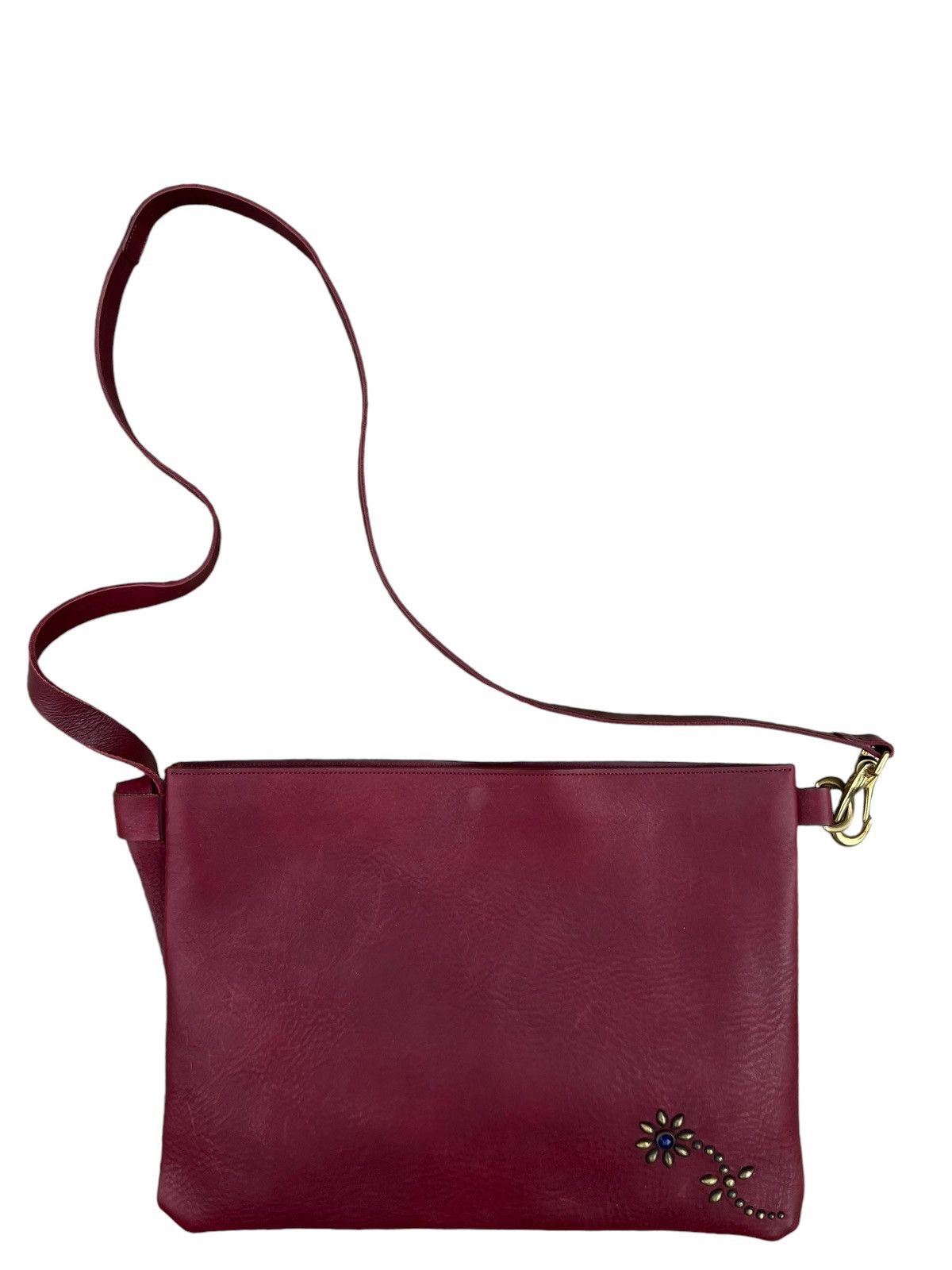 Leather High Quality Studded Leather Bag Effecten Ghost Flag Japan Size ONE SIZE - 5 Thumbnail