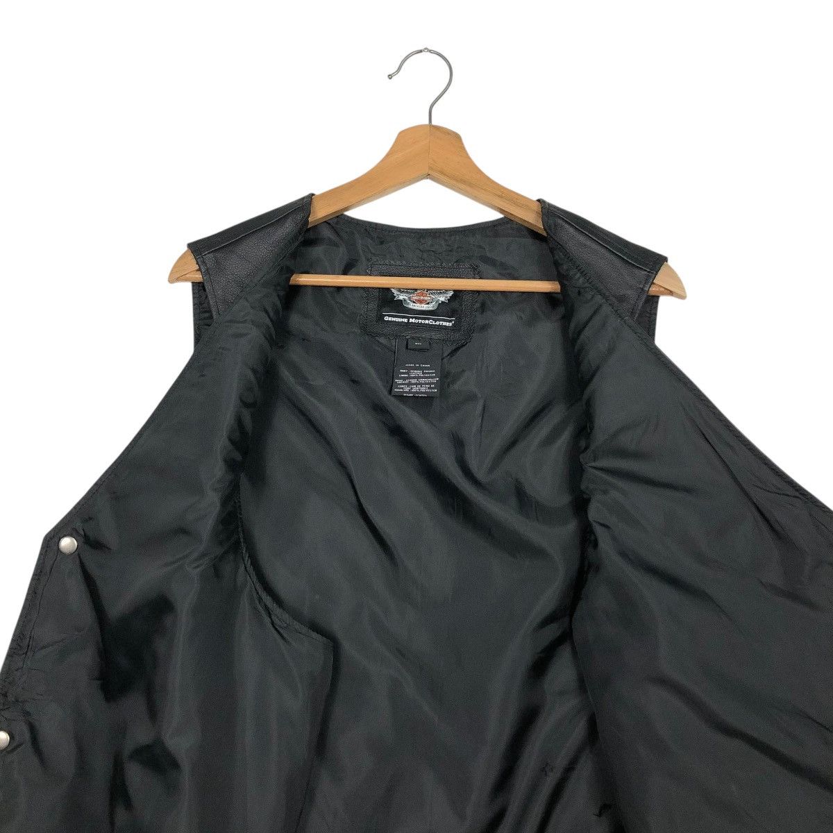 Harley Davidson 🔥BIKER VEST LEATHER JACKET TANK TOP HARLEY DAVIDSON Size US XXL / EU 58 / 5 - 16 Thumbnail