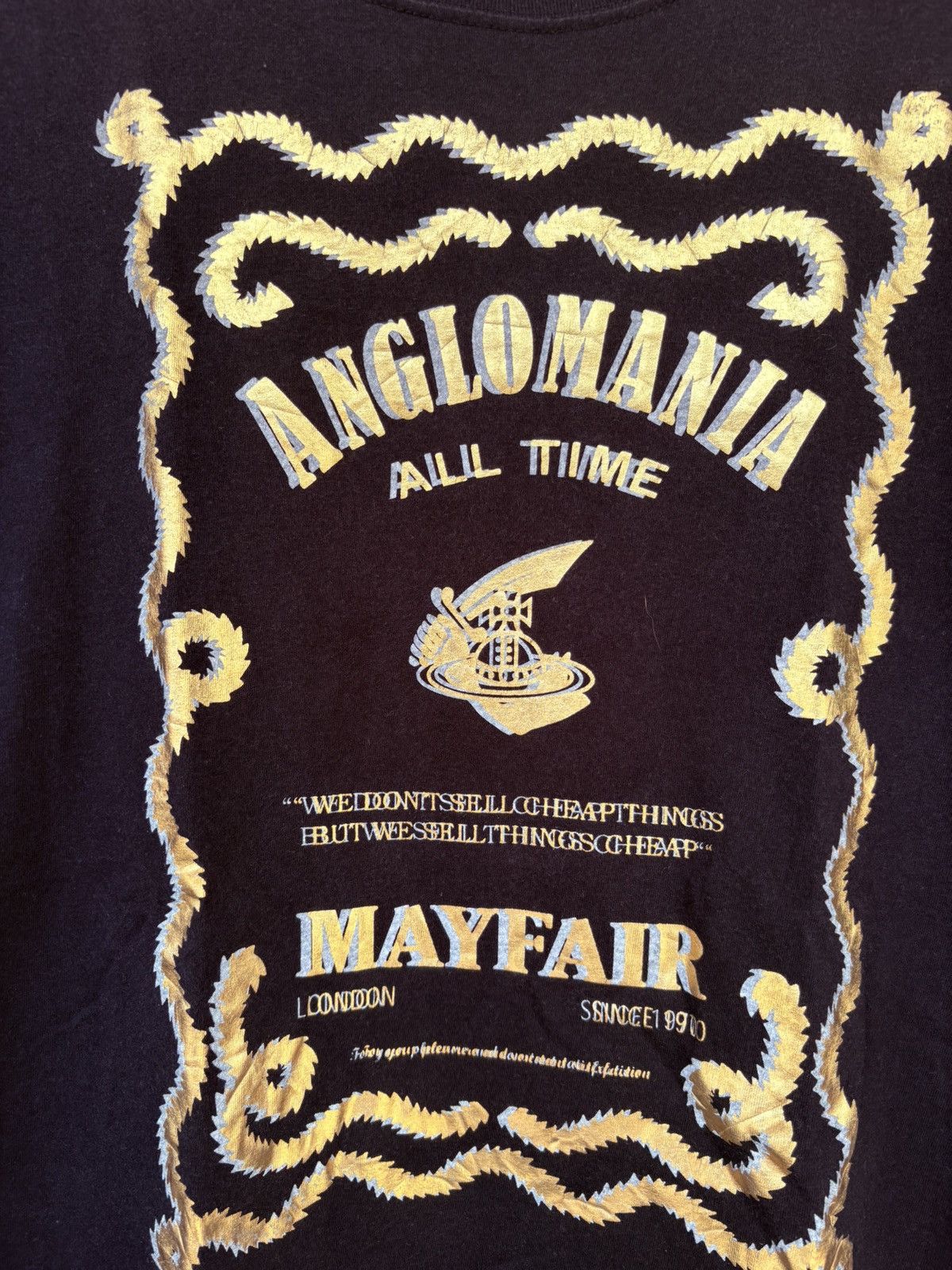 Vivienne Westwood Vievinne Westwood Anglomania 1970 T-Shirt Size US L / EU 52-54 / 3 - 3 Thumbnail