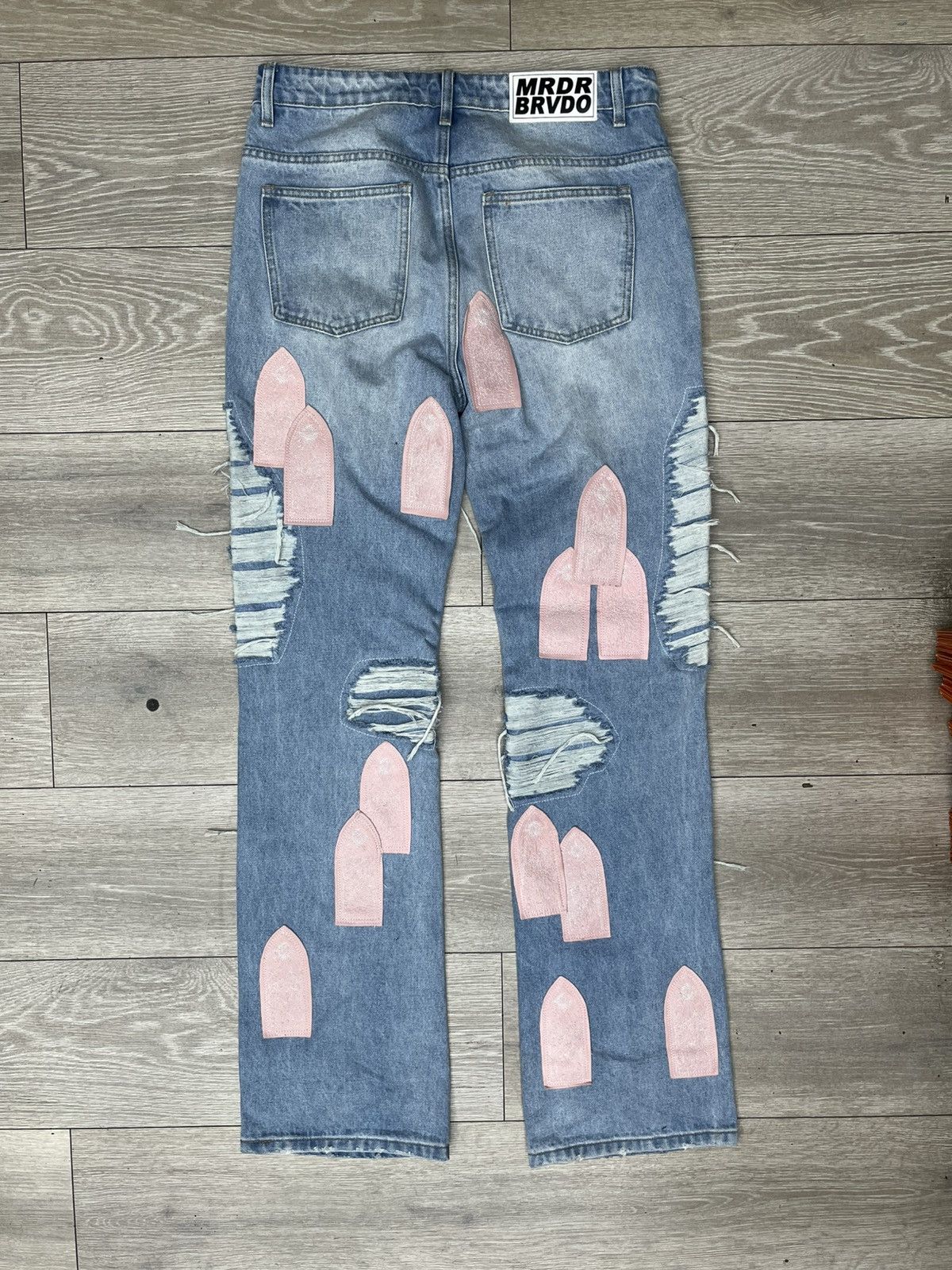 Who Decides War Who Decides War Easter Pink Denim jeans Size US 30 / EU 46 - 2 Thumbnail