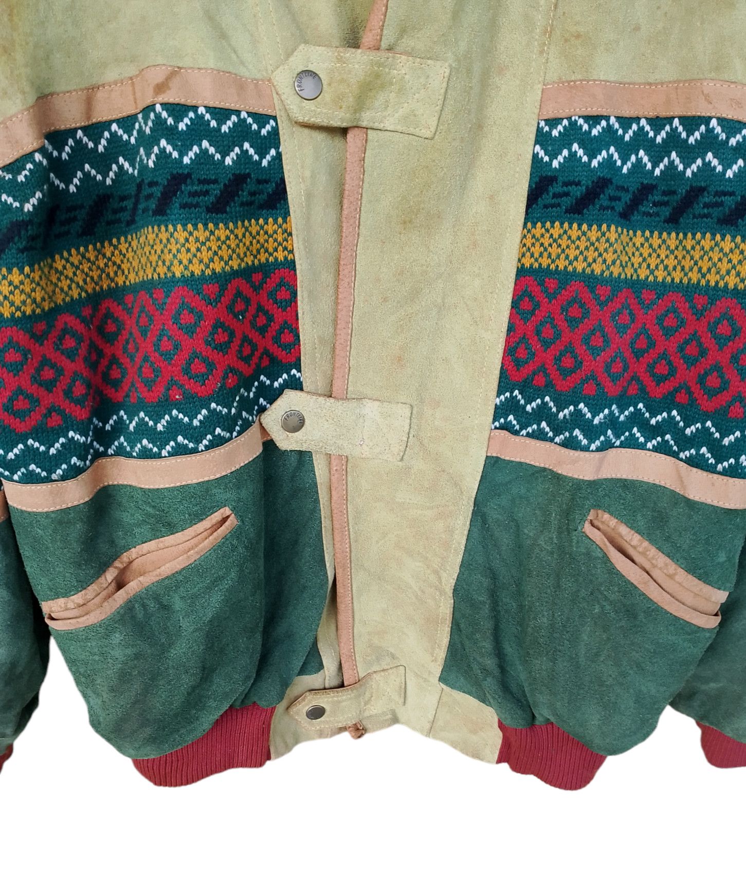Japanese Brand Japanese Navajo Bomber Jacket Like Visvim Size US L / EU 52-54 / 3 - 4 Thumbnail