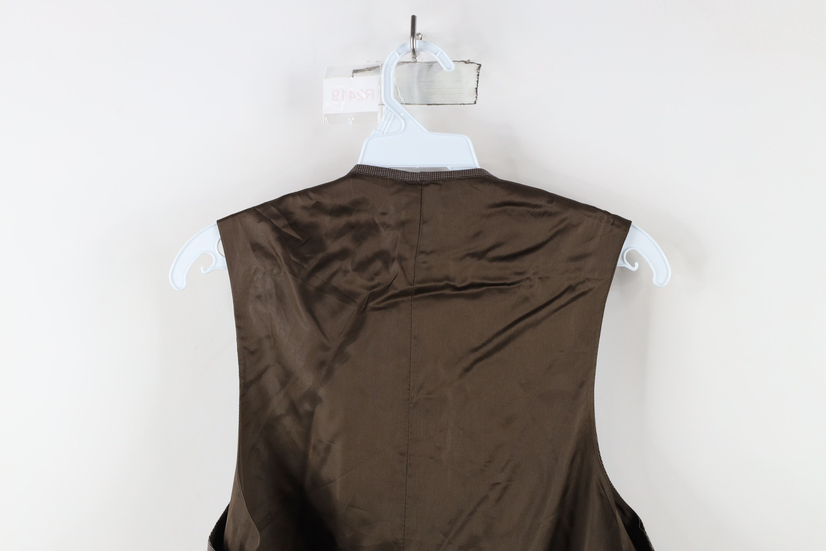 Vintage Vintage 50s 60s Rockabilly Back Button Suit Vest Brown USA Size US L / EU 52-54 / 3 - 11 Thumbnail