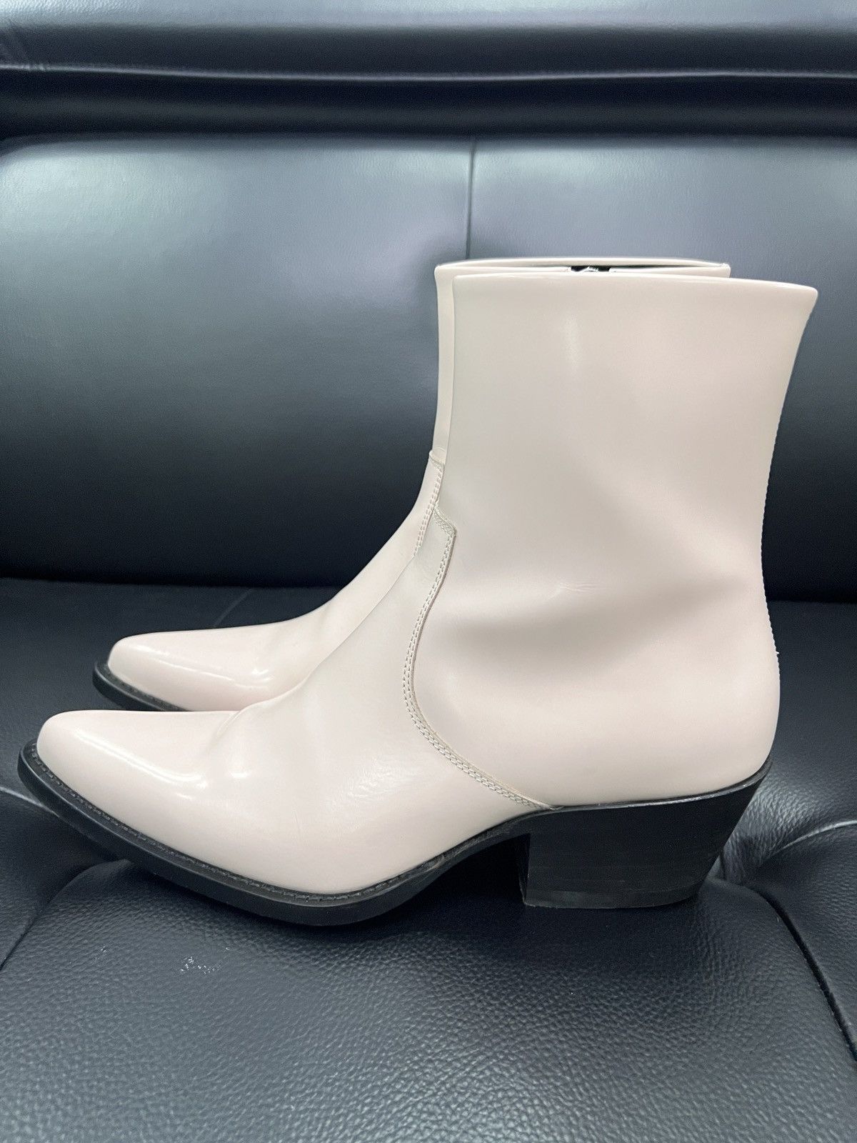 Calvin Klein 205W39NYC CALVIN KLEIN 205W39NYC by Raf Simons Pointed-Toe Western Boo Size US 7 / EU 40 - 2 Thumbnail